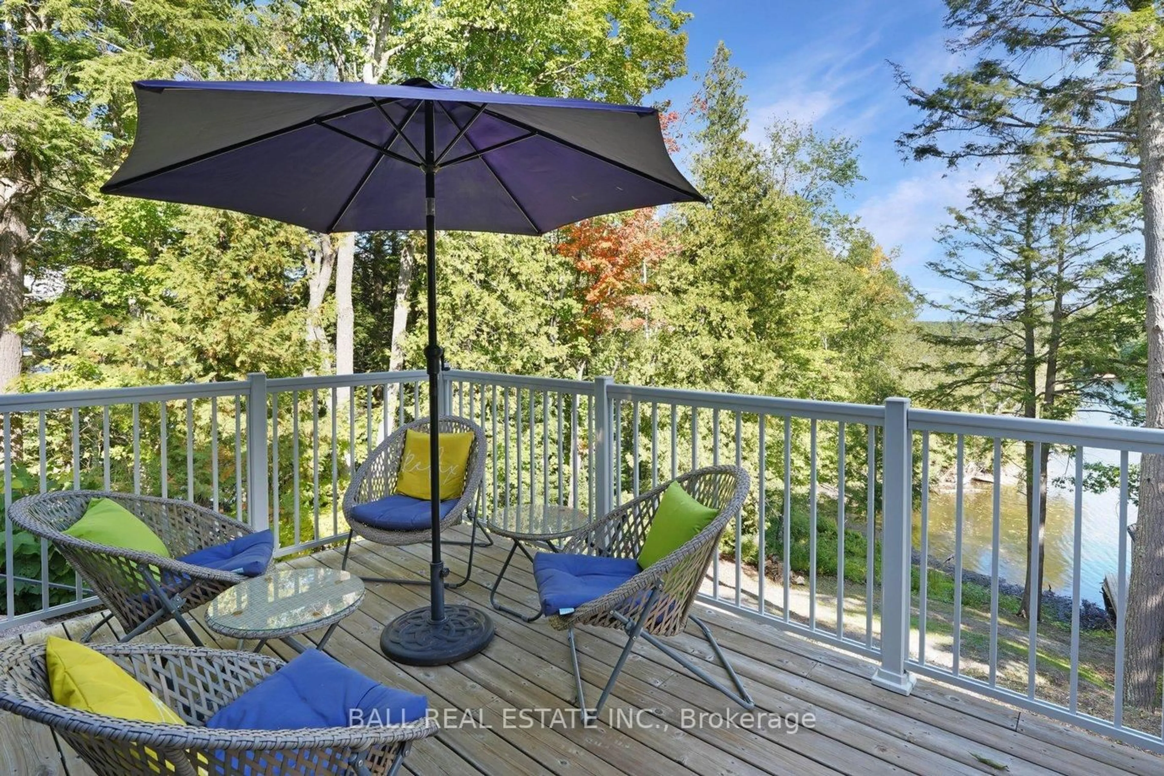 Patio, water/lake/river/ocean view for 45 Hemlock Point Rd, North Kawartha Ontario K0L 1A0