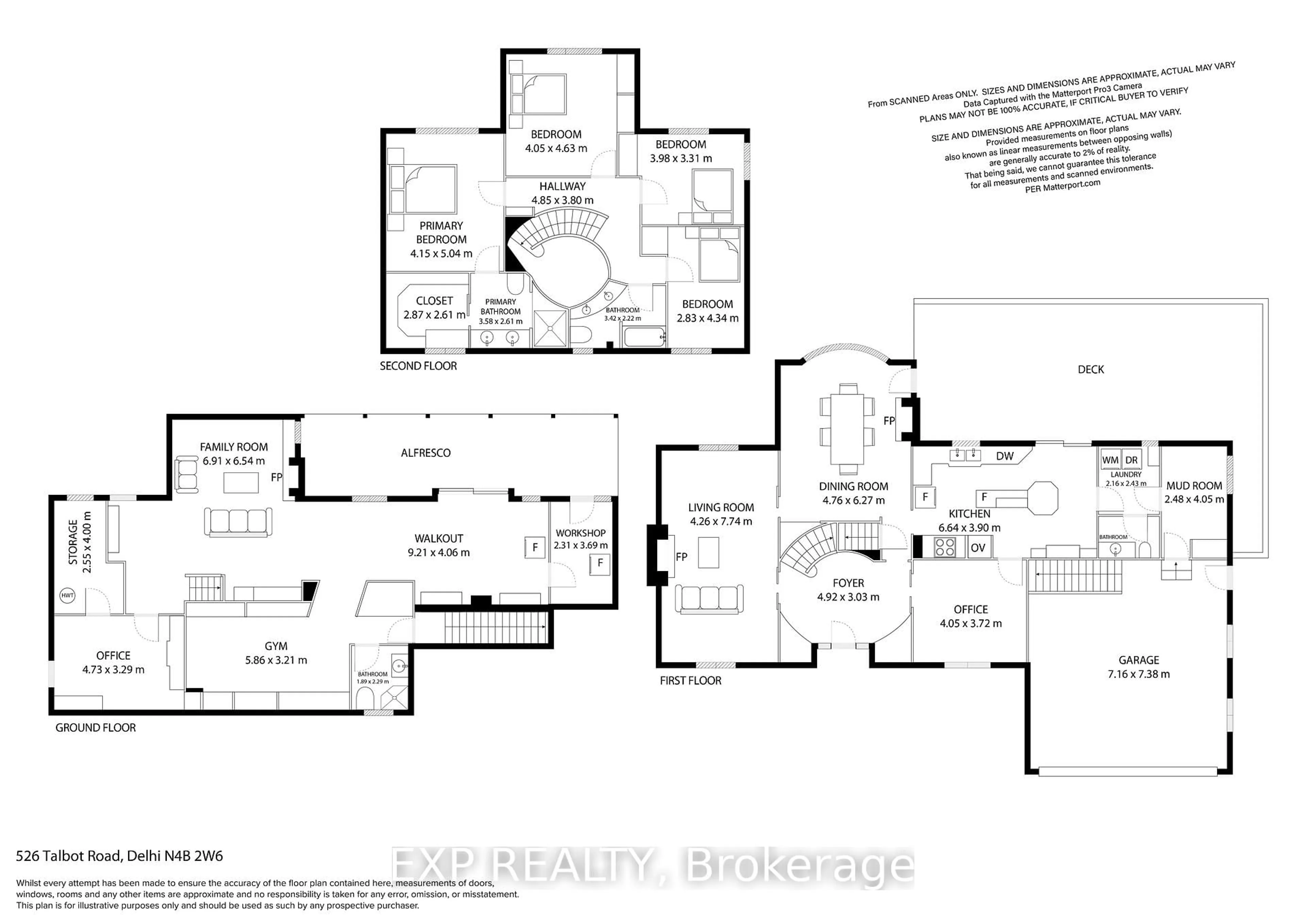 Floor plan for 526 Talbot Rd, Norfolk Ontario N4B 2W6