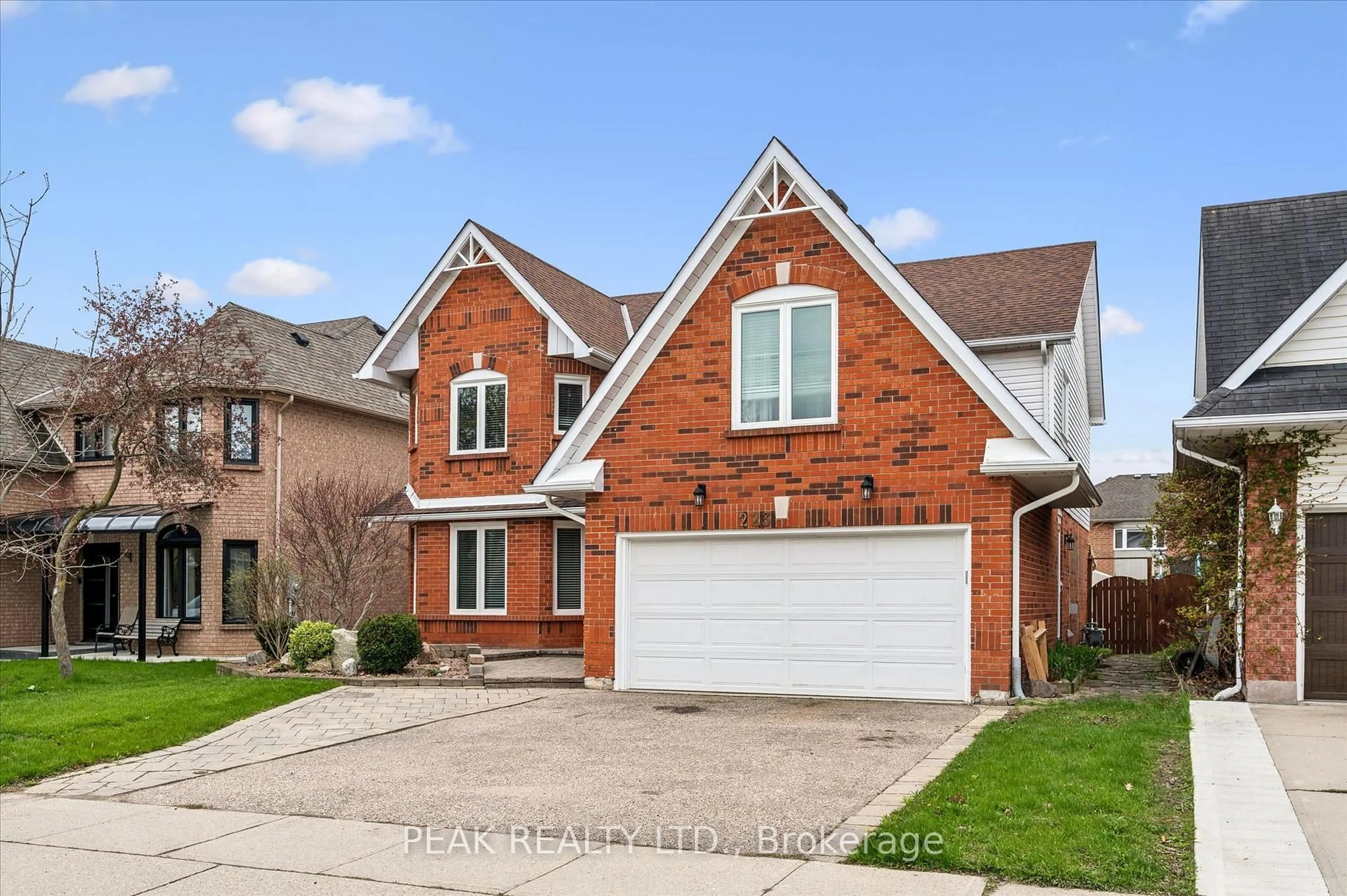 Home with brick exterior material, street for 223 Glenvalley Dr, Cambridge Ontario N1T 1R3