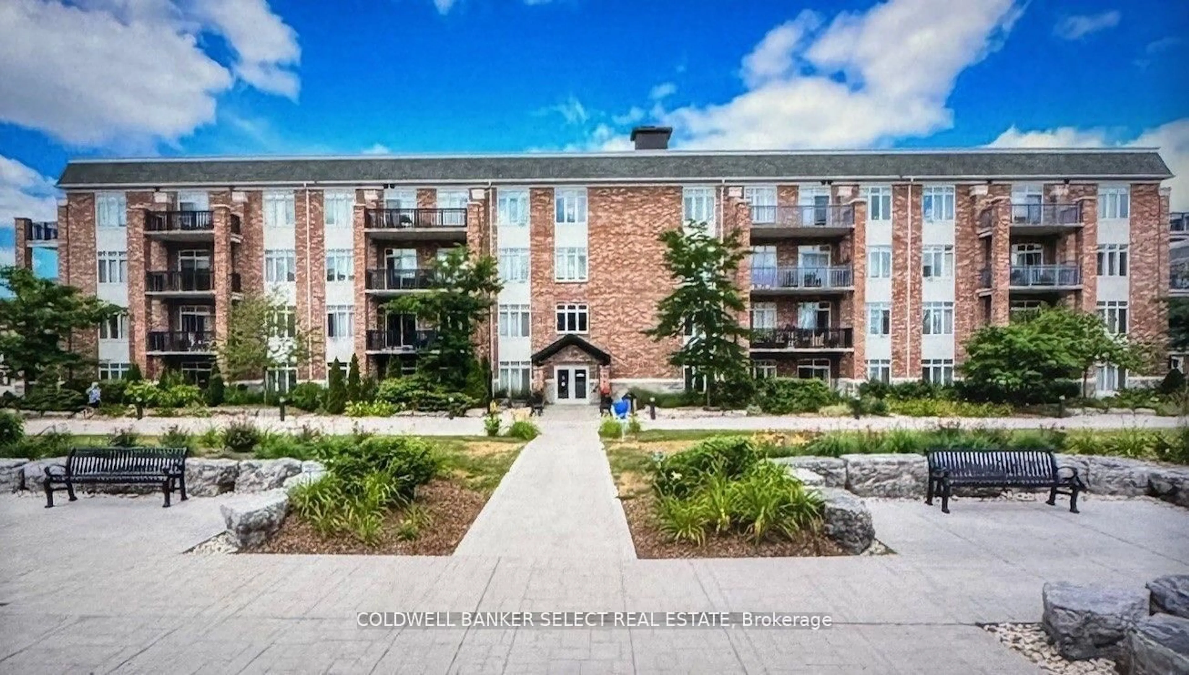 A pic from outside/outdoor area/front of a property/back of a property/a pic from drone, building for 65 Bayberry Dr #C104, Guelph Ontario N1G 5K8