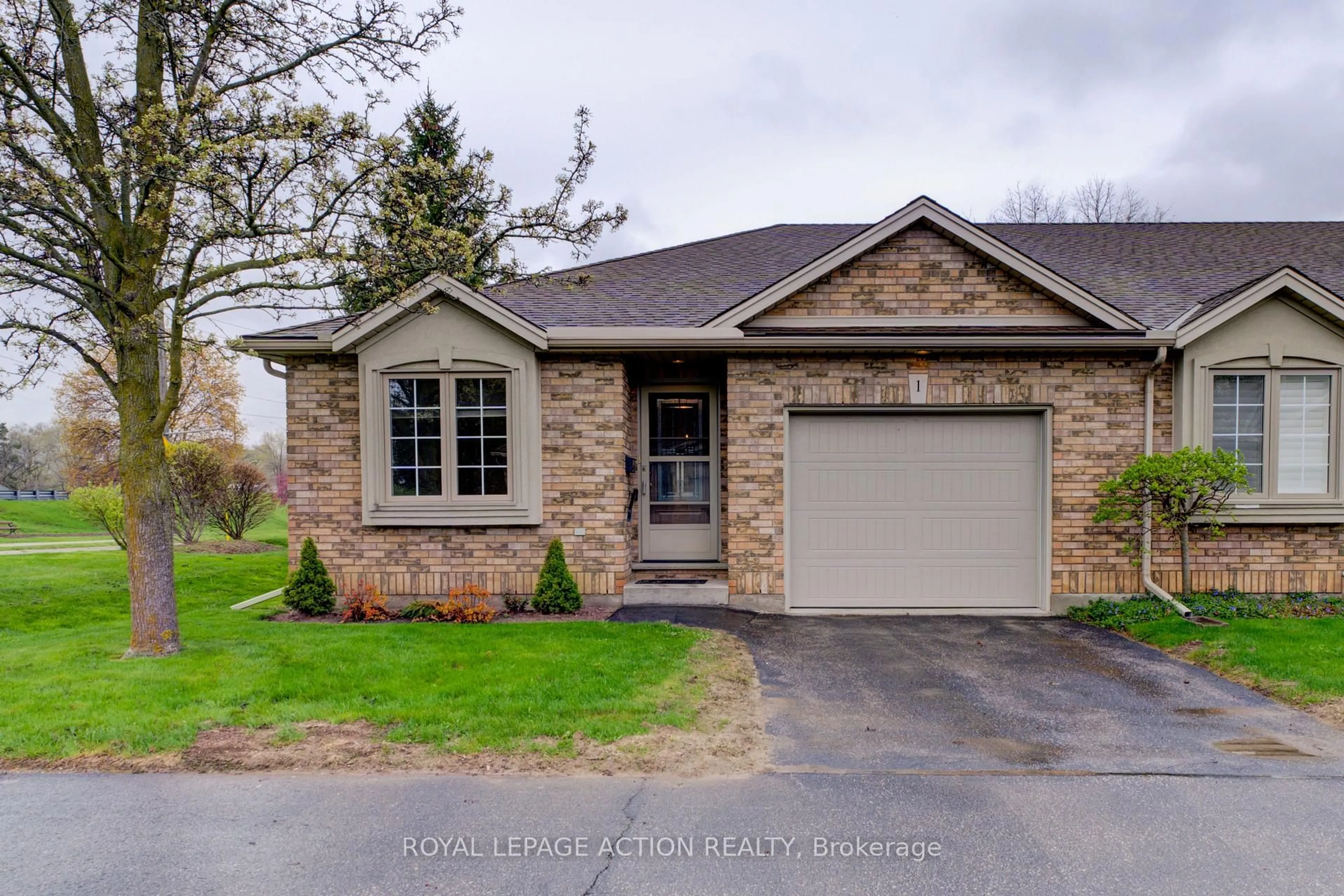 Home with brick exterior material, street for 110 Somerset Rd #1, Brantford Ontario N3R 5A8