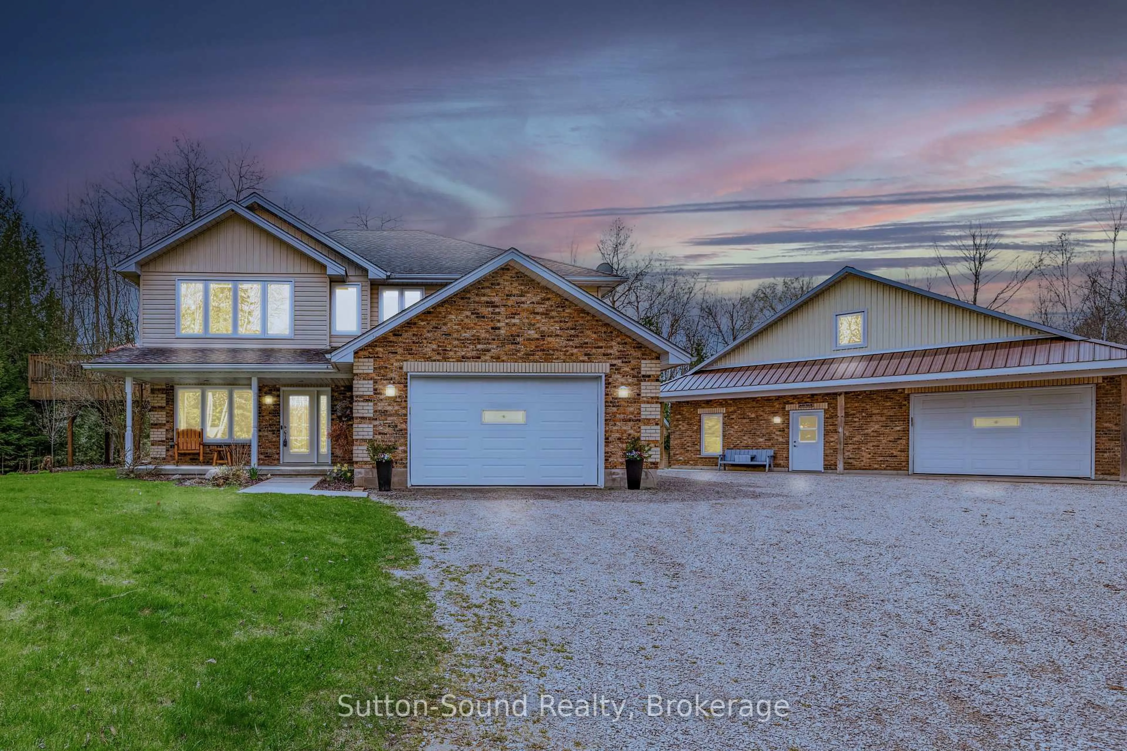 A pic from outside/outdoor area/front of a property/back of a property/a pic from drone, street for 98 Birch St, South Bruce Peninsula Ontario N0H 2G0