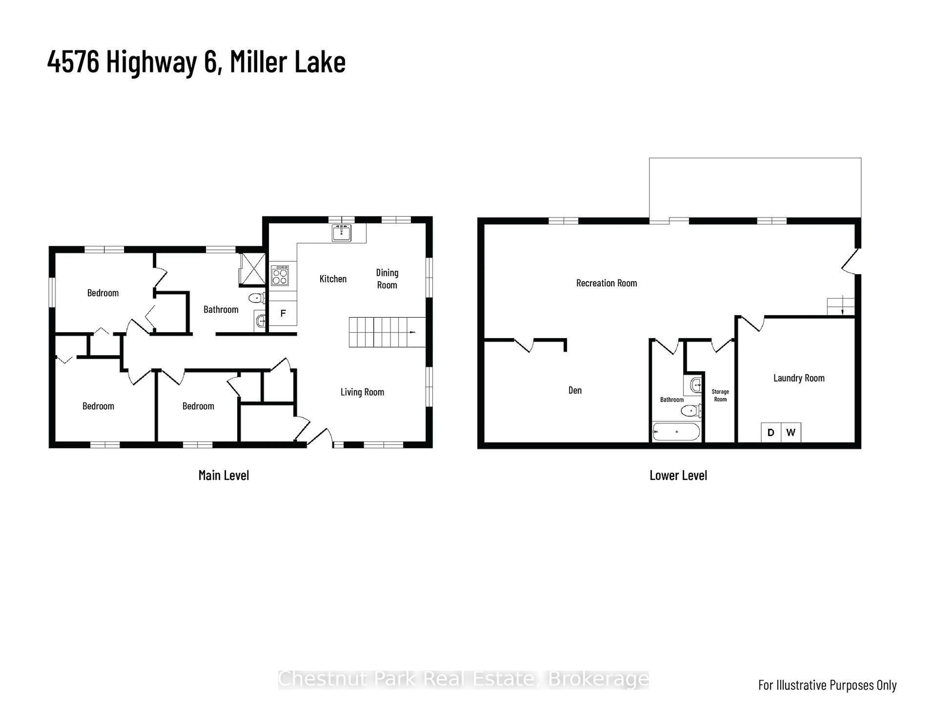 Floor plan for 4576 Highway 6, Northern Bruce Peninsula Ontario N0H 1Z0
