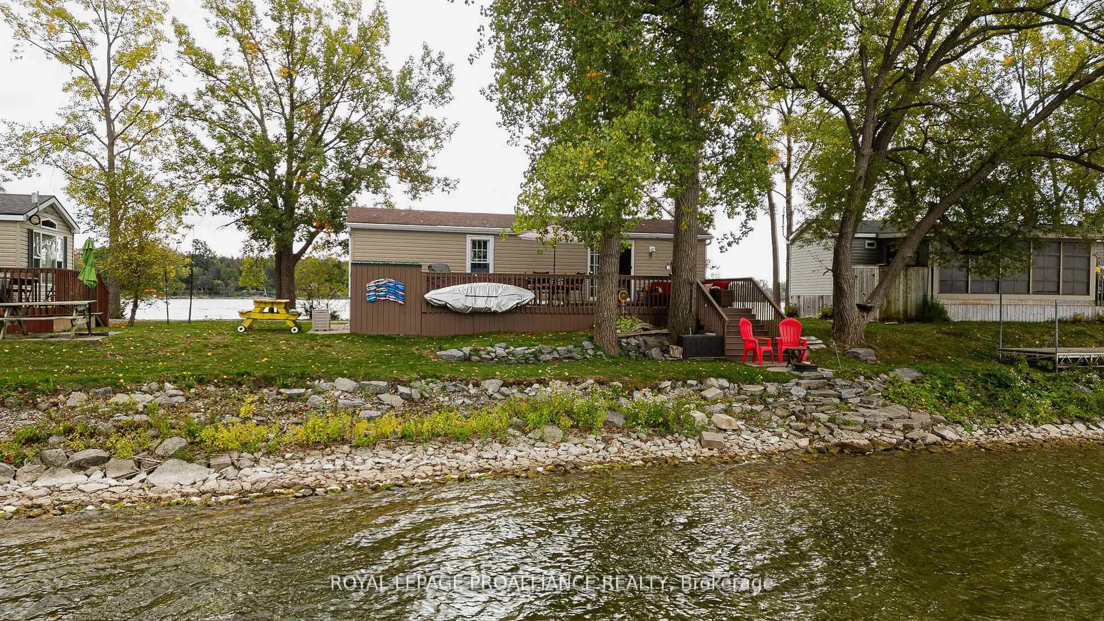 A pic from outside/outdoor area/front of a property/back of a property/a pic from drone, water/lake/river/ocean view for 486 Cty Rd 18- 64 Cherry Beach Lane, Prince Edward County Ontario K0K 2T0