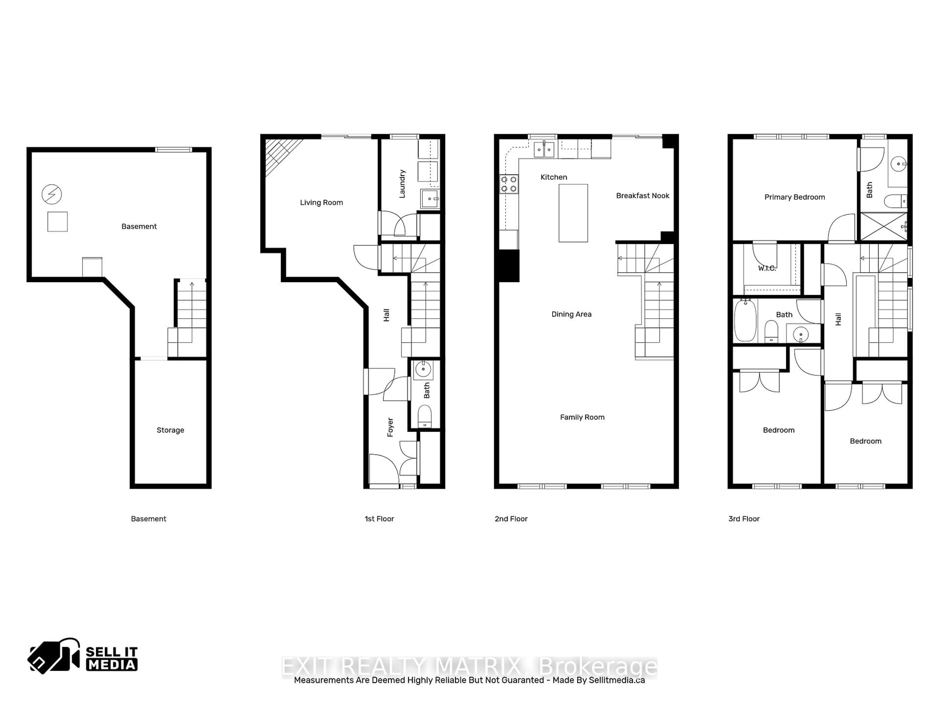 Floor plan for 111 Brilia Private, Ottawa Ontario K1J 0B7