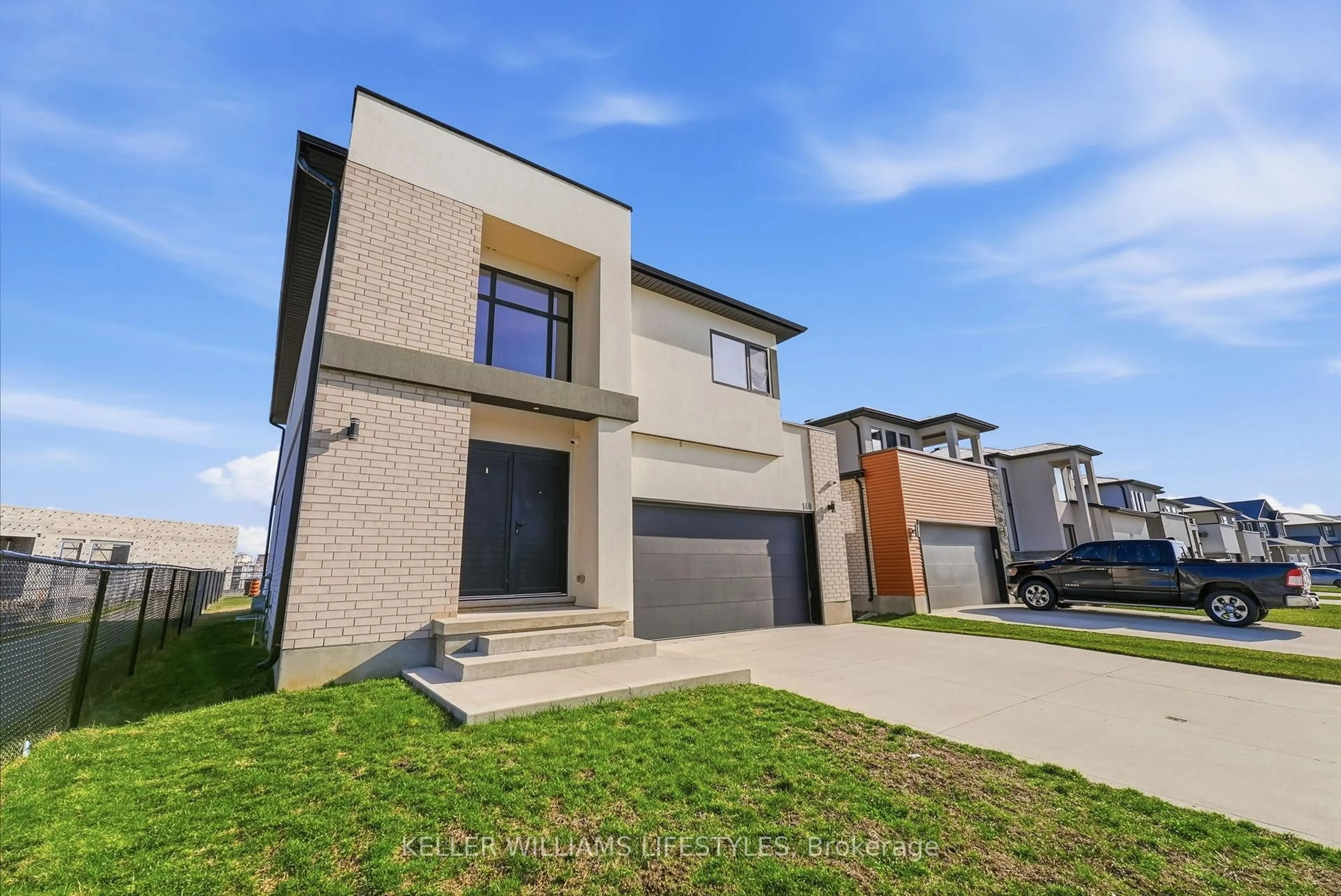 Home with brick exterior material, street for 140 CRESTVIEW Dr, Middlesex Centre Ontario N0L 1R0