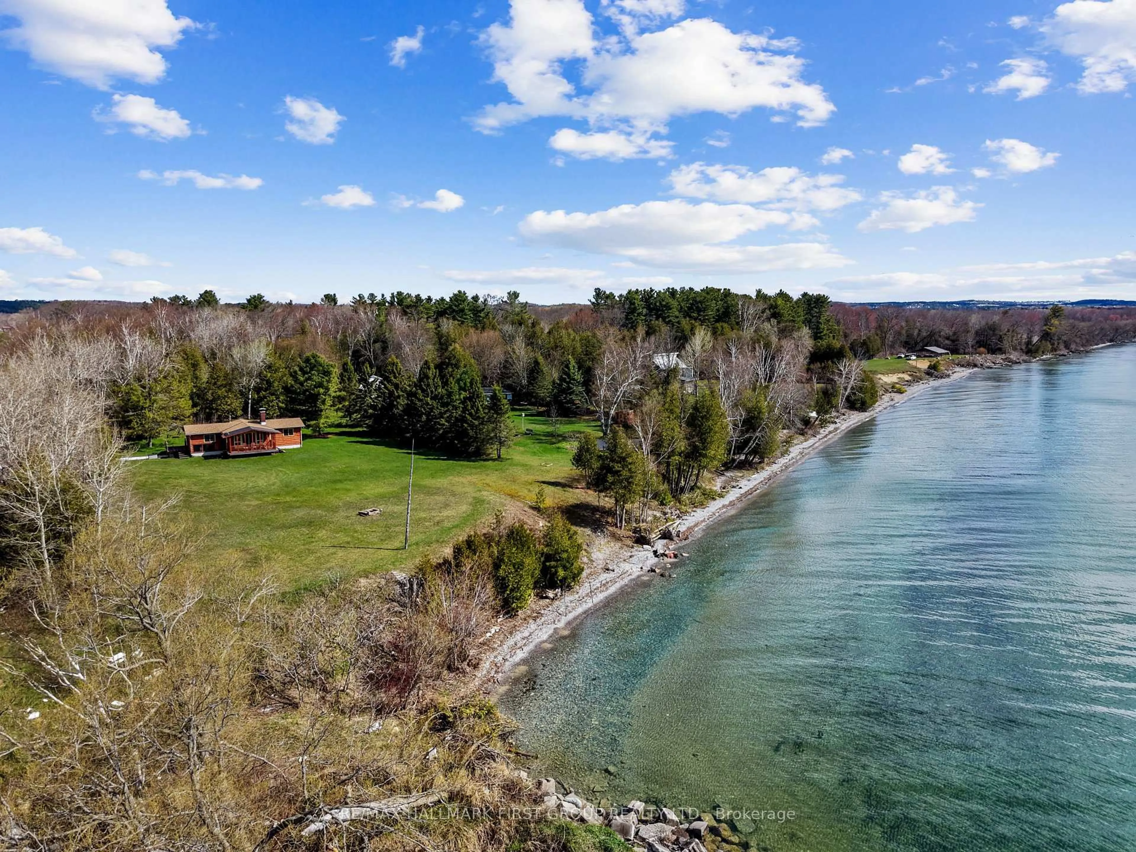 A pic from outside/outdoor area/front of a property/back of a property/a pic from drone, water/lake/river/ocean view for 605B Orchard Grove Rd, Alnwick/Haldimand Ontario K0K 2G0