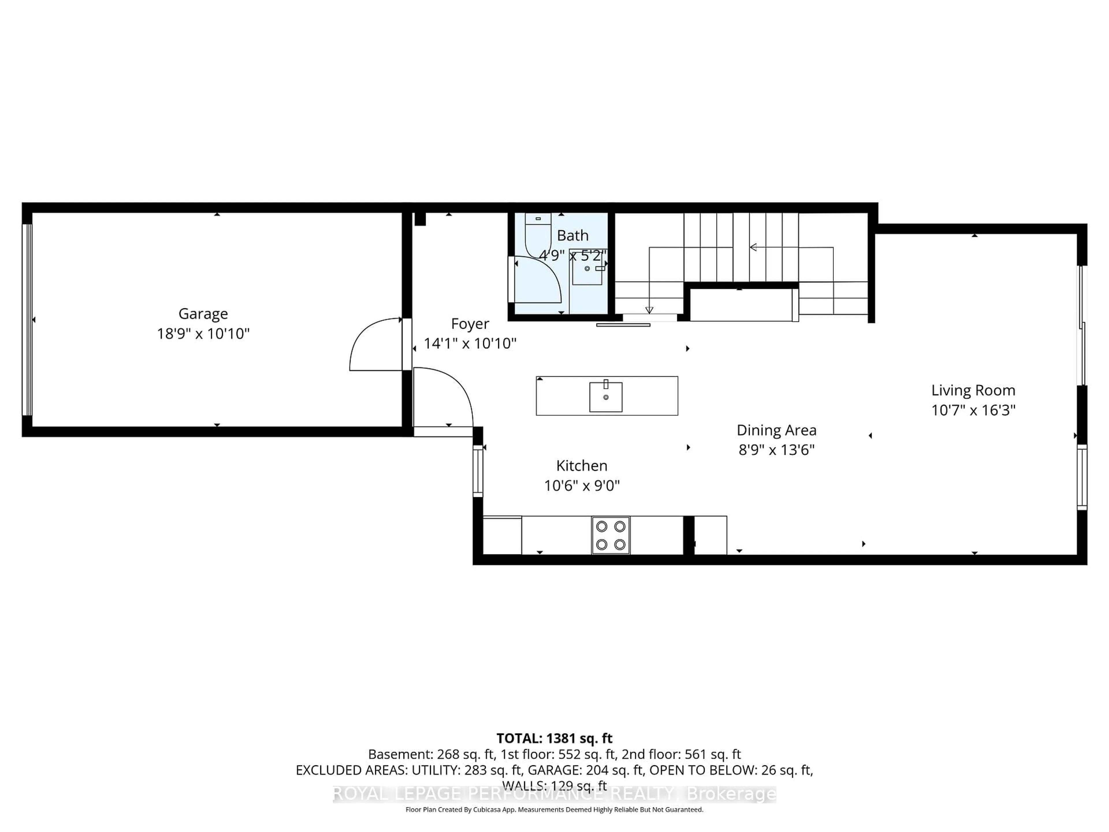 Floor plan for 34 Dignard St, Russell Ontario K0A 1W1