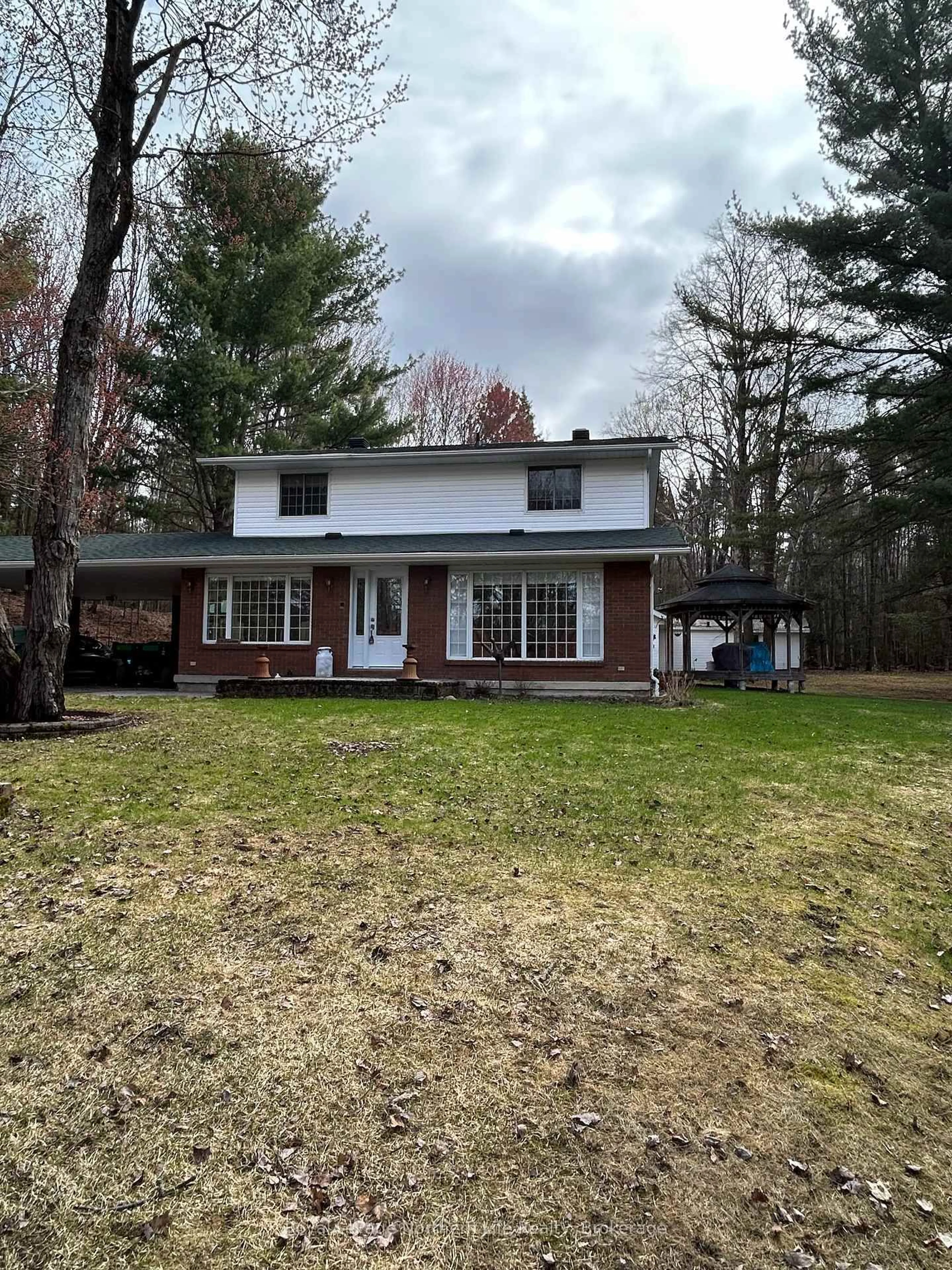 A pic from outside/outdoor area/front of a property/back of a property/a pic from drone, unknown for 64 Astorville Rd, East Ferris Ontario P0H 1B0