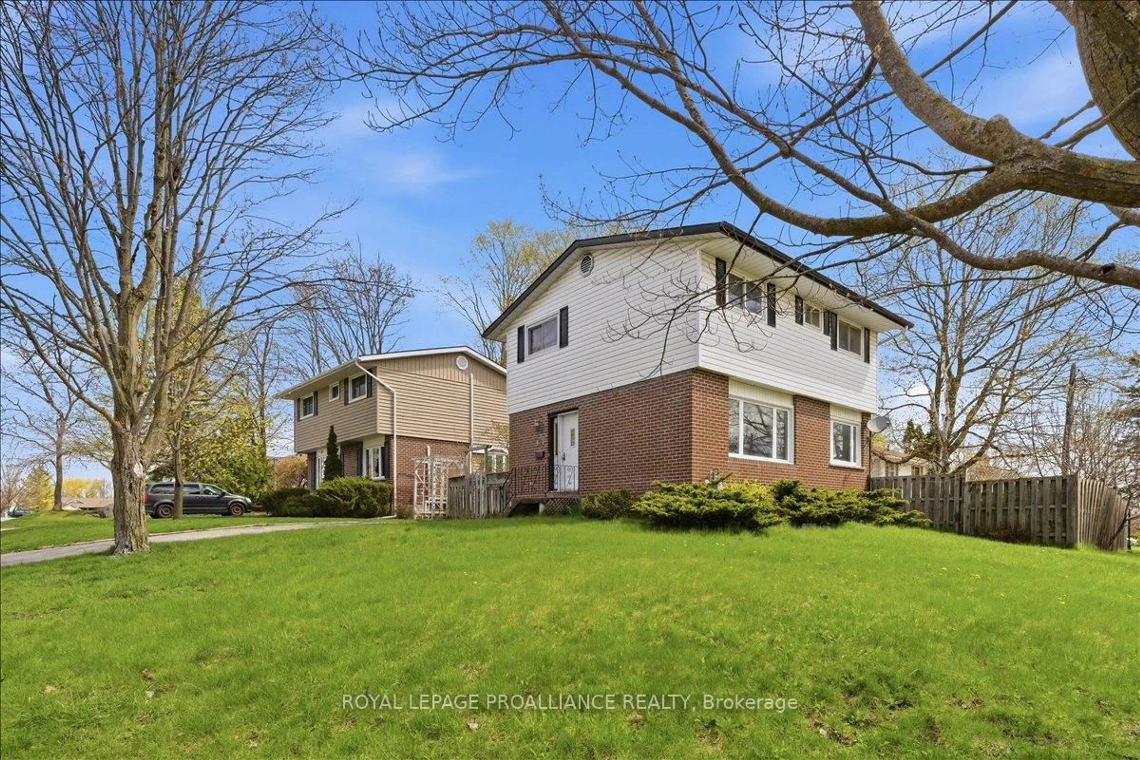 A pic from outside/outdoor area/front of a property/back of a property/a pic from drone, street for 131 Prospect Hill, Quinte West Ontario K8V 2V7