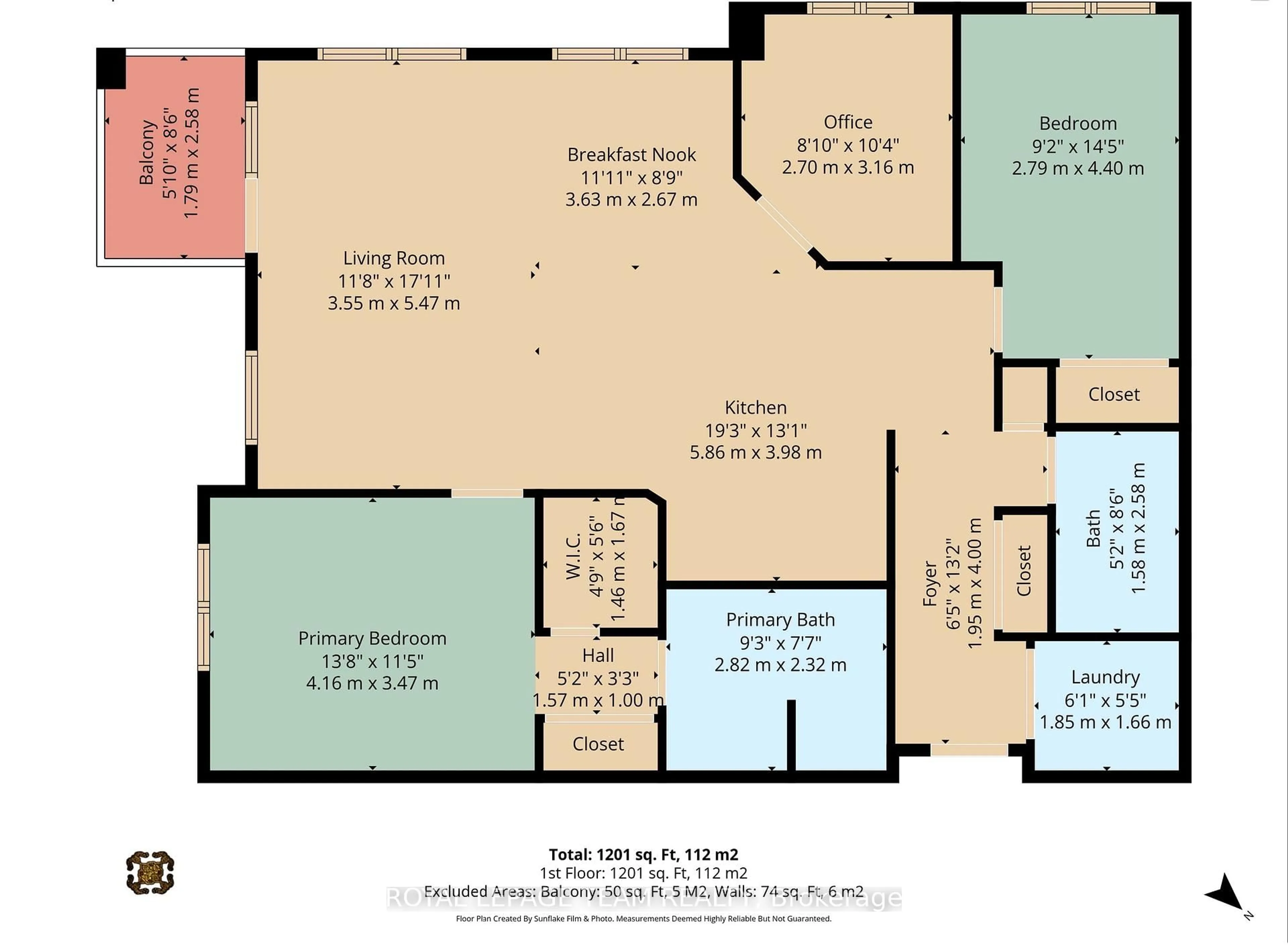 Floor plan for 52 Magnolia Way #203, North Grenville Ontario K0G 1J0