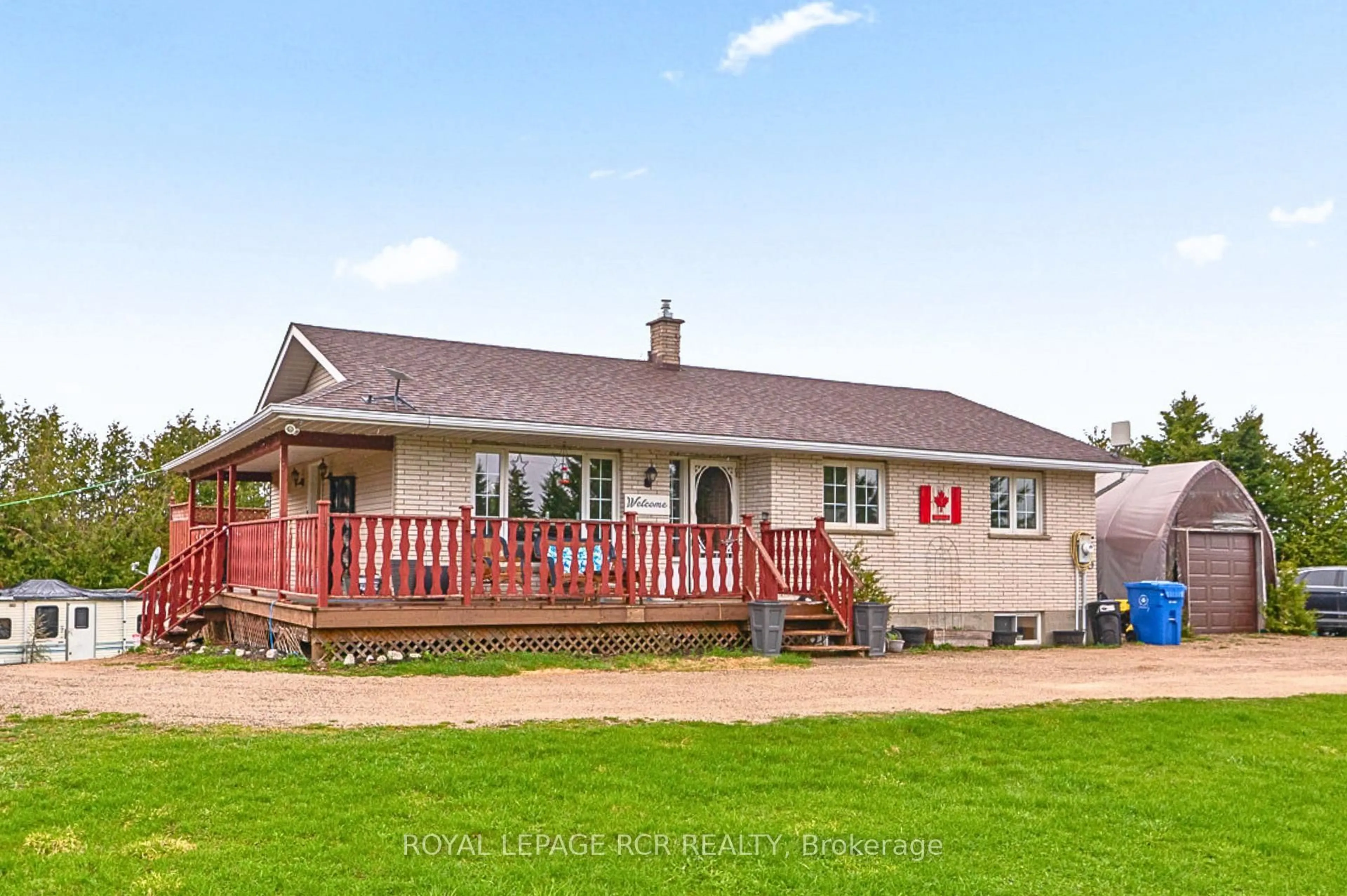 A pic from outside/outdoor area/front of a property/back of a property/a pic from drone, building for 437090 4th Line, Melancthon Ontario L9V 1S7