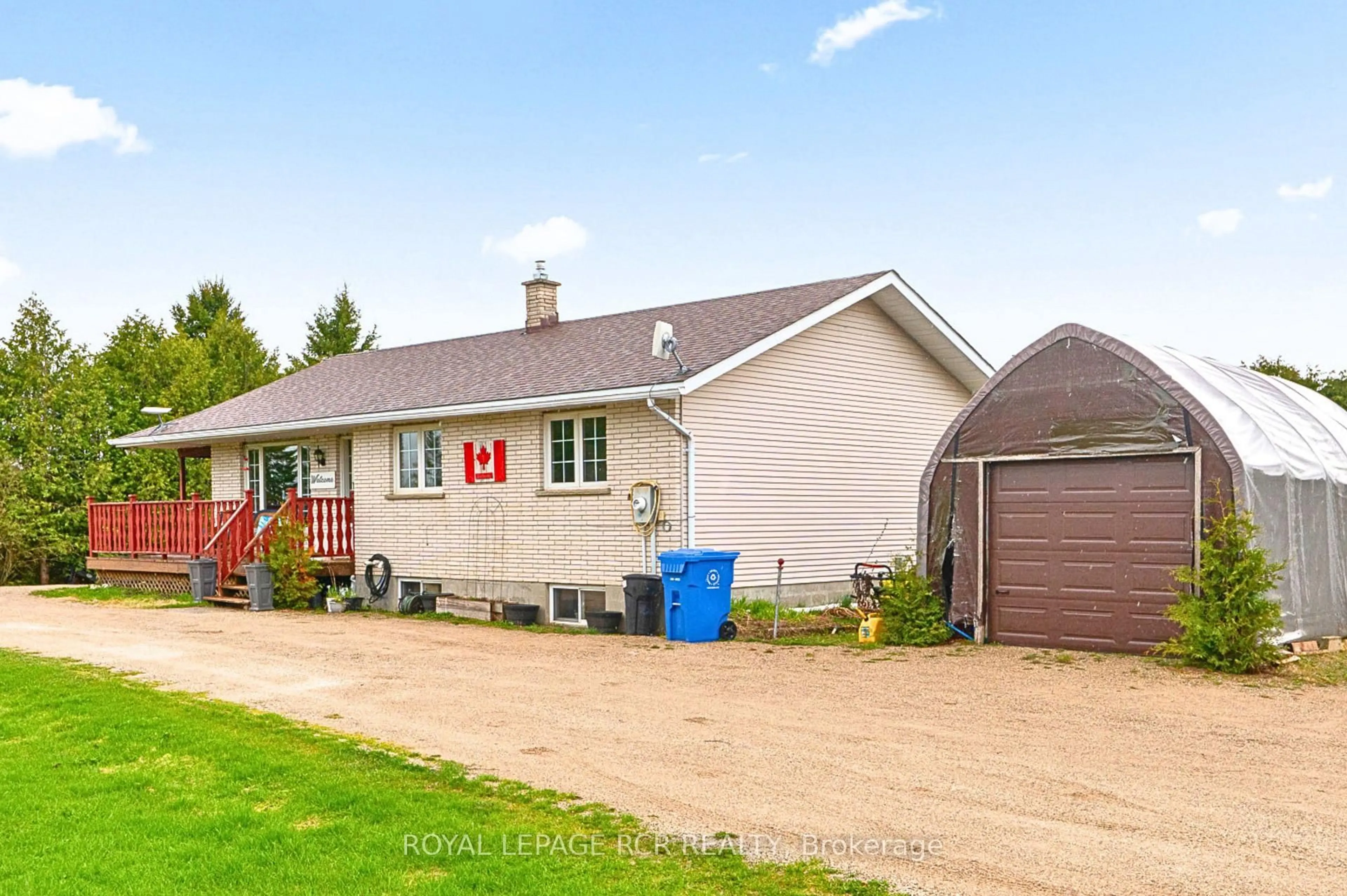 A pic from outside/outdoor area/front of a property/back of a property/a pic from drone, street for 437090 4th Line, Melancthon Ontario L9V 1S7
