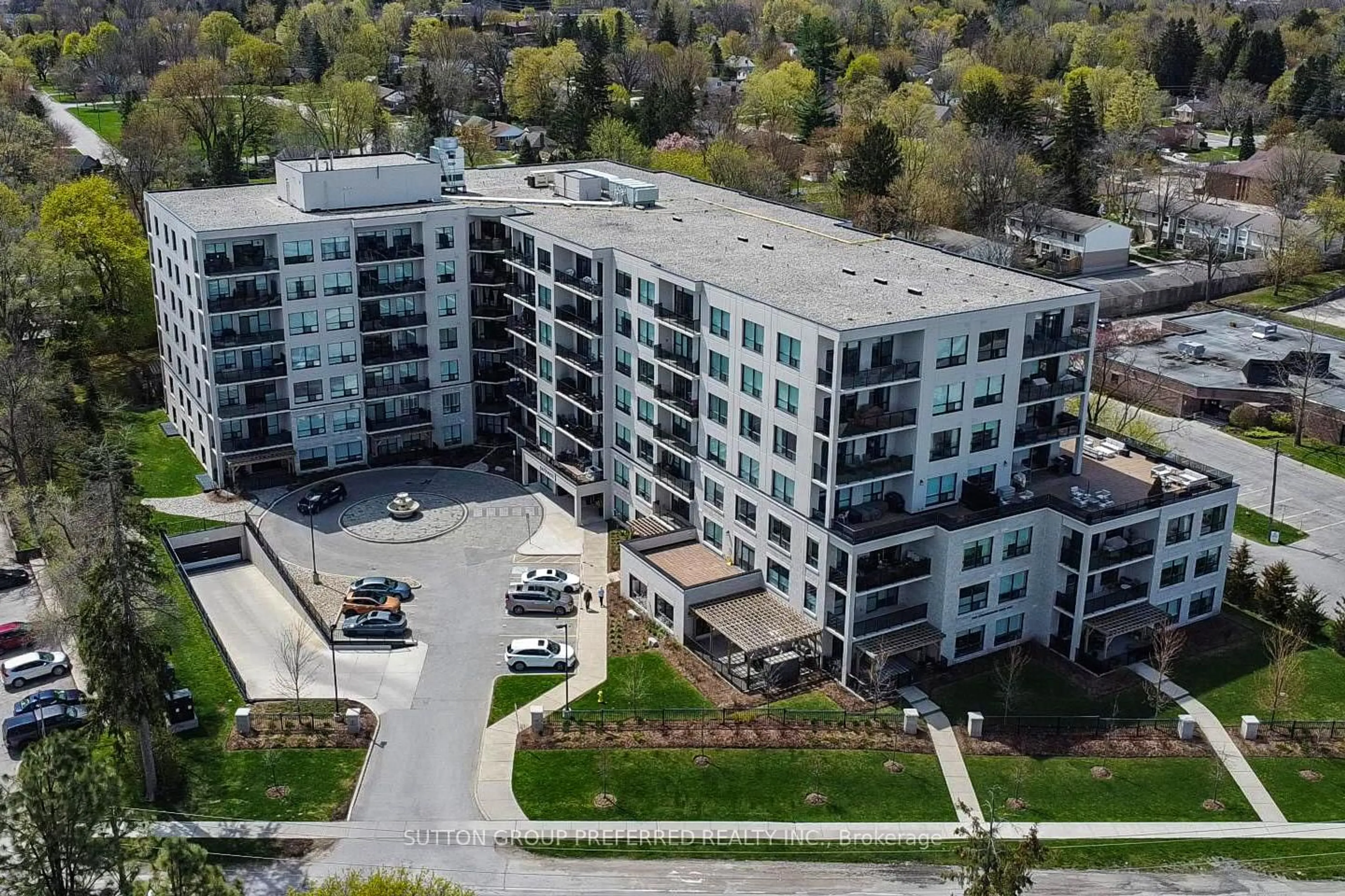 A pic from outside/outdoor area/front of a property/back of a property/a pic from drone, unknown for 1200 Commissioners Rd #514, London South Ontario N6K 1C7