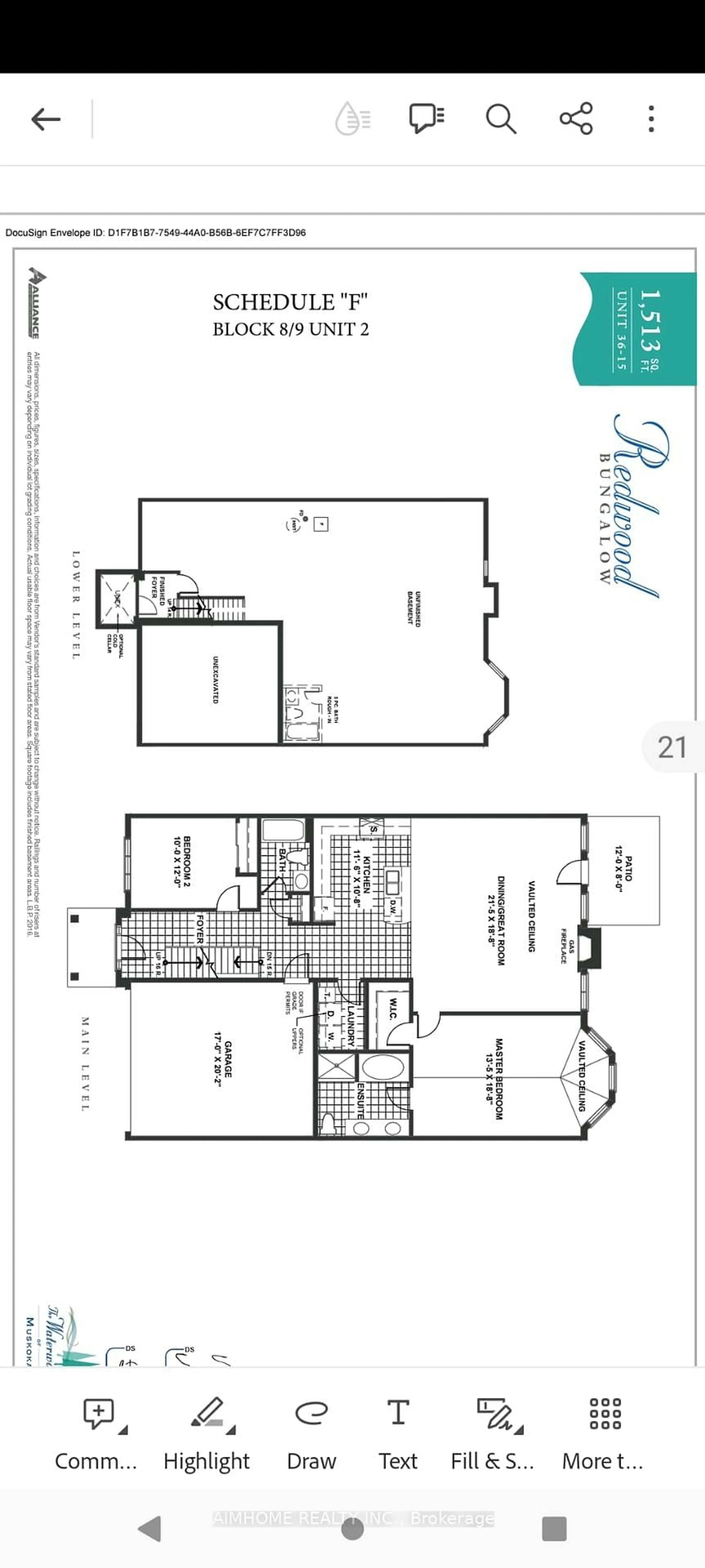 Floor plan for 6 Prescott Cres, Bracebridge Ontario P1L 0B7