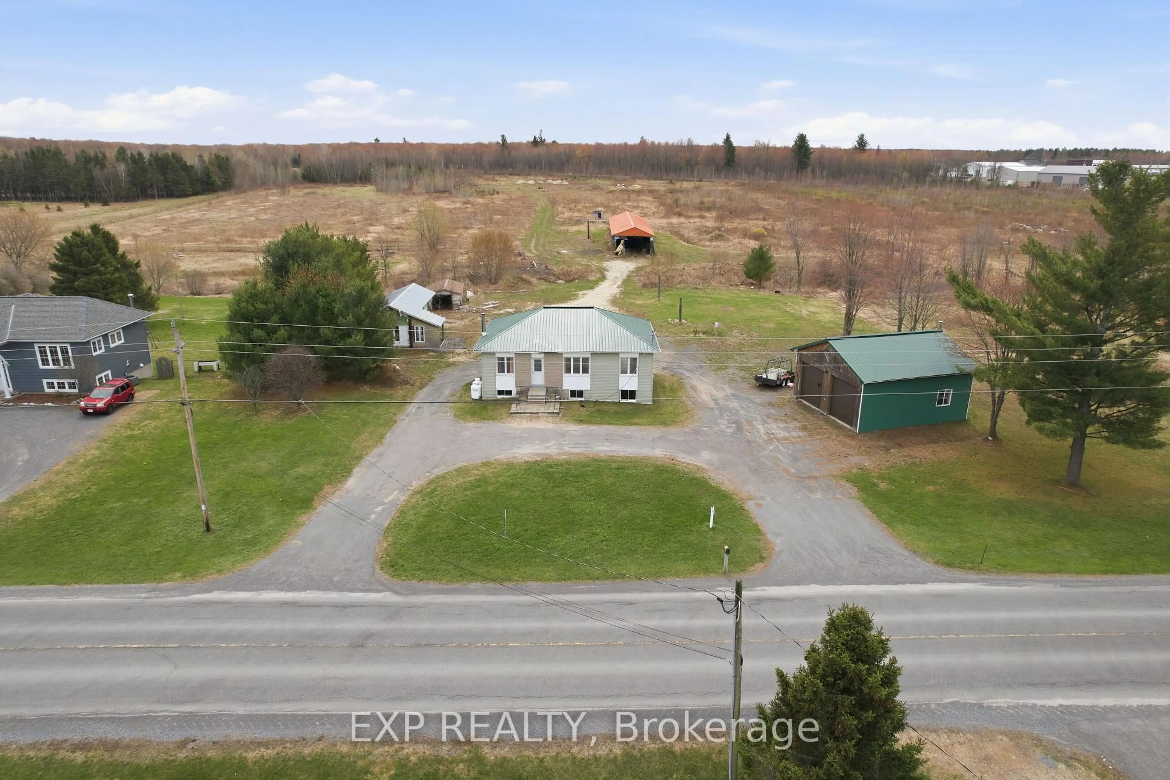 A pic from outside/outdoor area/front of a property/back of a property/a pic from drone, unknown for 1655 CALYPSO St, The Nation Ontario K0A 2M0