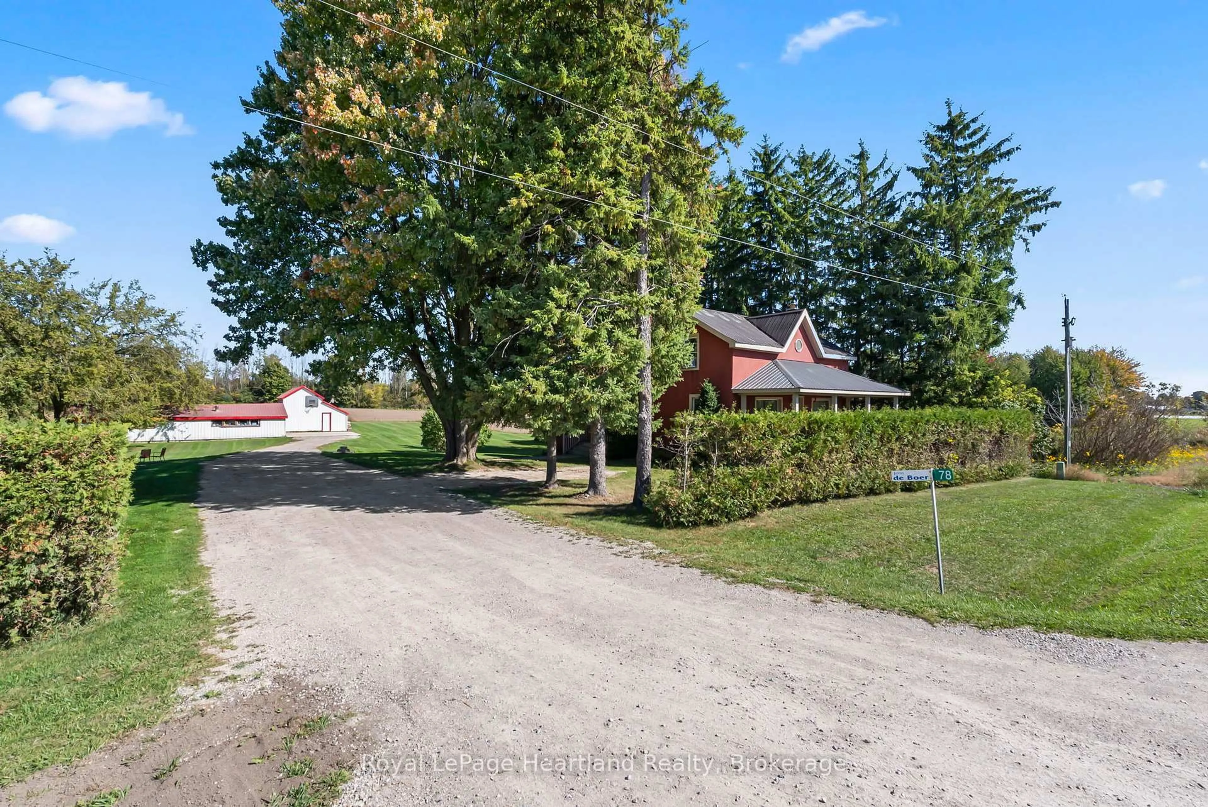 A pic from outside/outdoor area/front of a property/back of a property/a pic from drone, street for 78 Bruce Rd 86, Huron-Kinloss Ontario N0G 2W0
