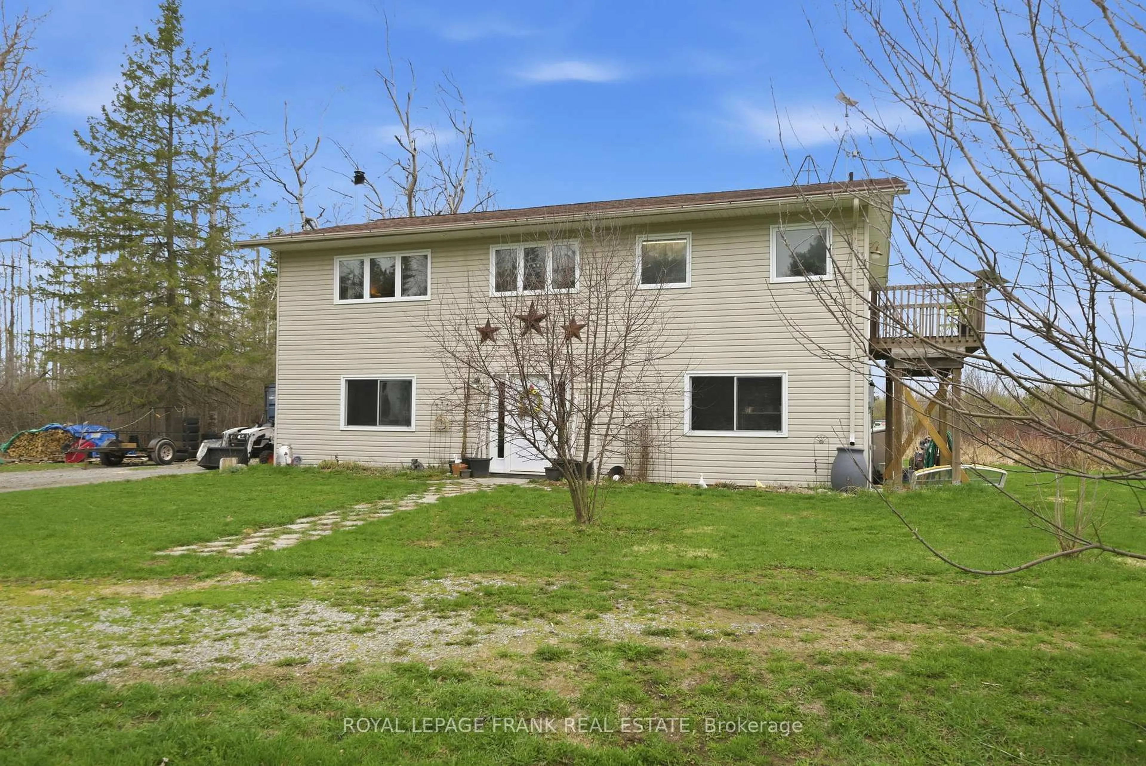 A pic from outside/outdoor area/front of a property/back of a property/a pic from drone, unknown for 879 Linden Valley Rd, Kawartha Lakes Ontario K0M 2T0