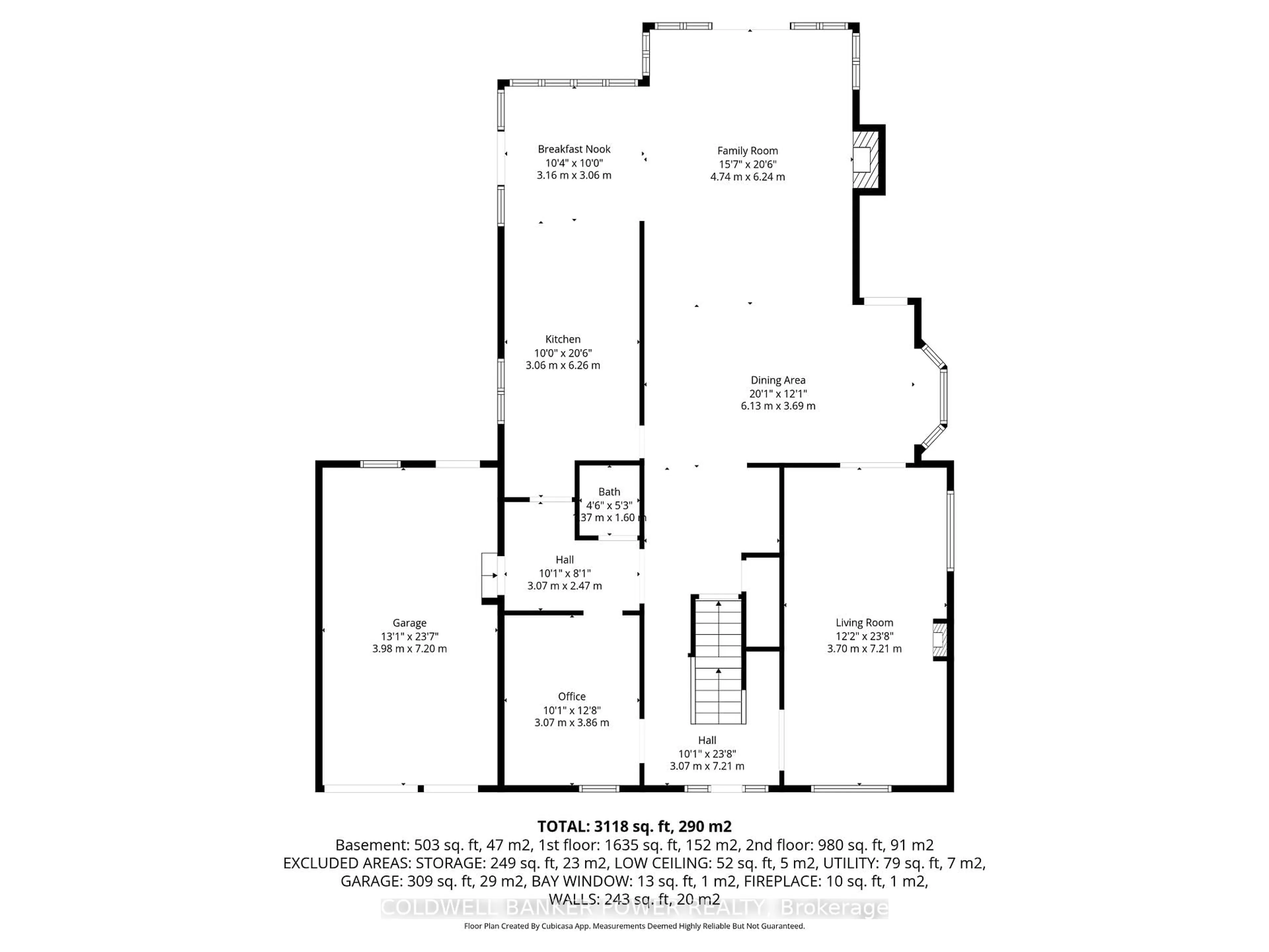 Floor plan for 371 Grosvenor St, London East Ontario N6A 1Z2