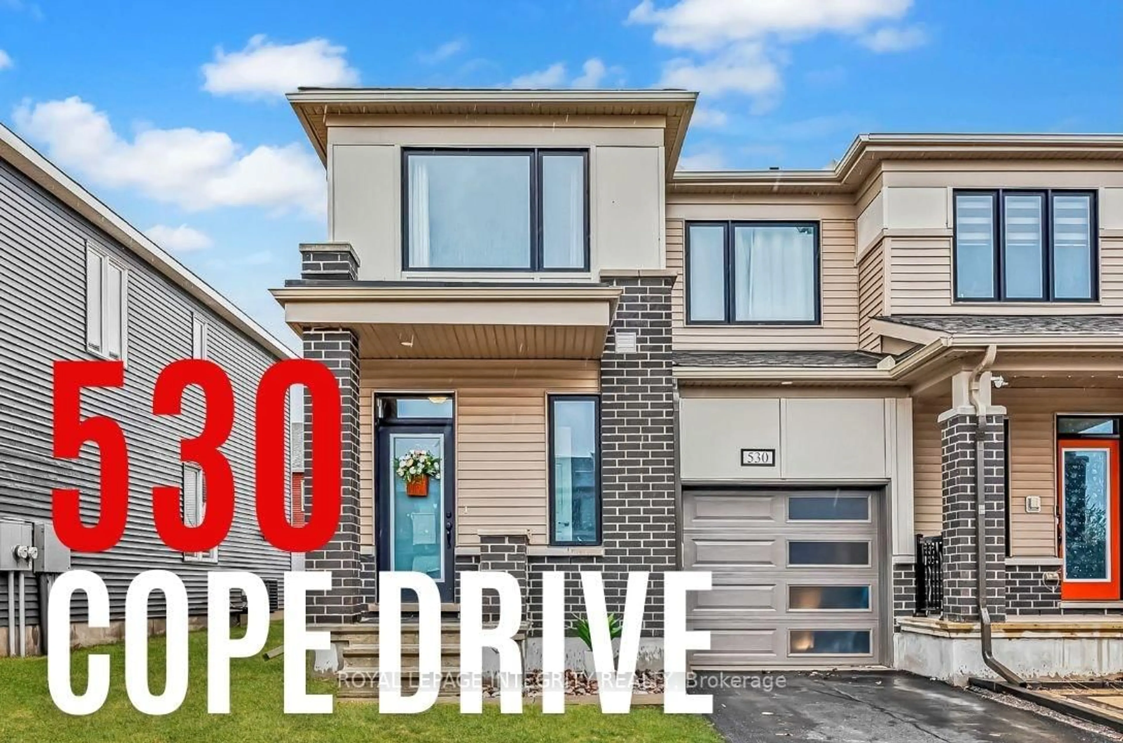 Home with brick exterior material, street for 530 Cope Dr, Ottawa Ontario K2V 0N8