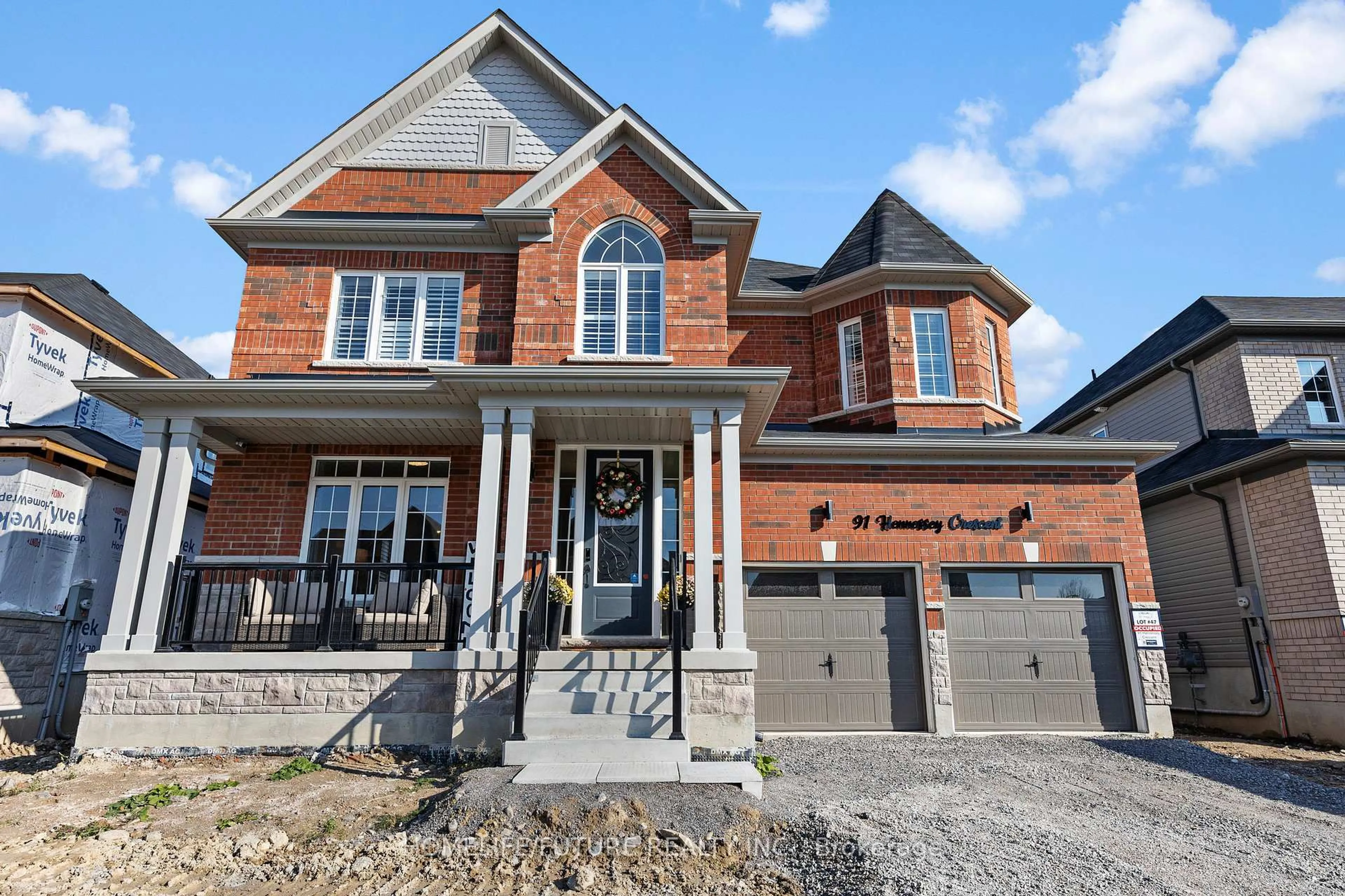 Home with brick exterior material, street for 91 Hennessey Cres, Kawartha Lakes Ontario K9V 0P4