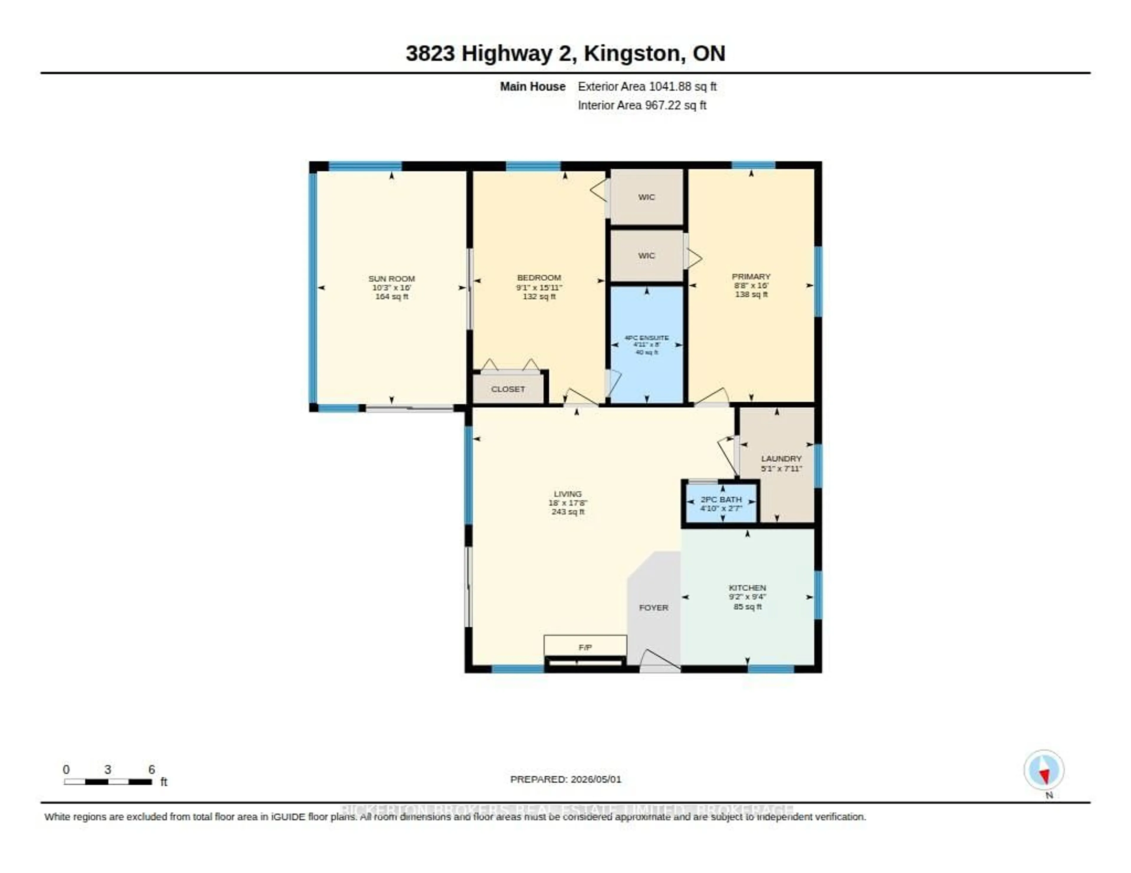 Floor plan for 3823 Hwy 2 Highway, Gananoque Ontario K7G 2V5