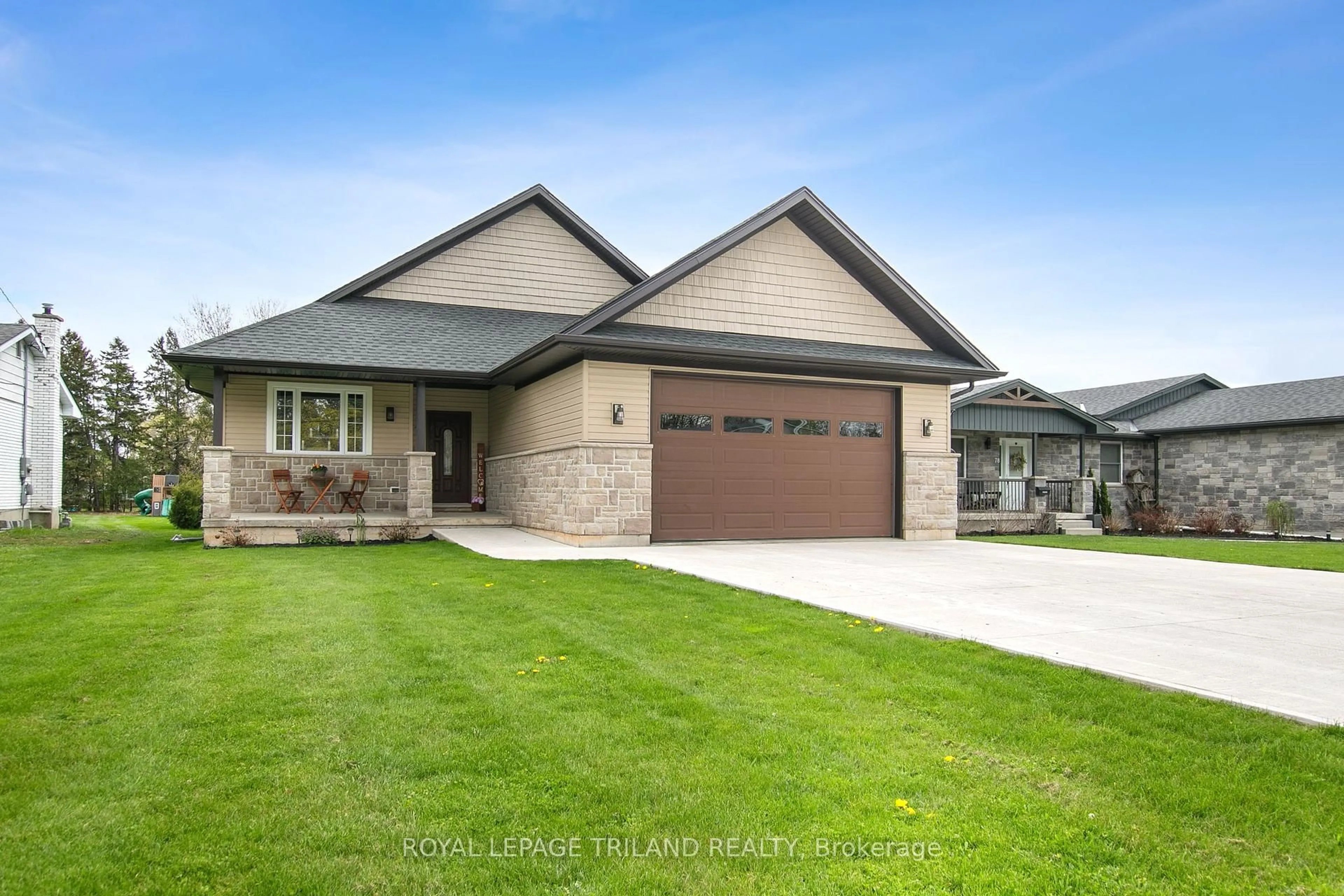 Home with brick exterior material, street for 76 Coulter Ave, St. Thomas Ontario N5R 5A6