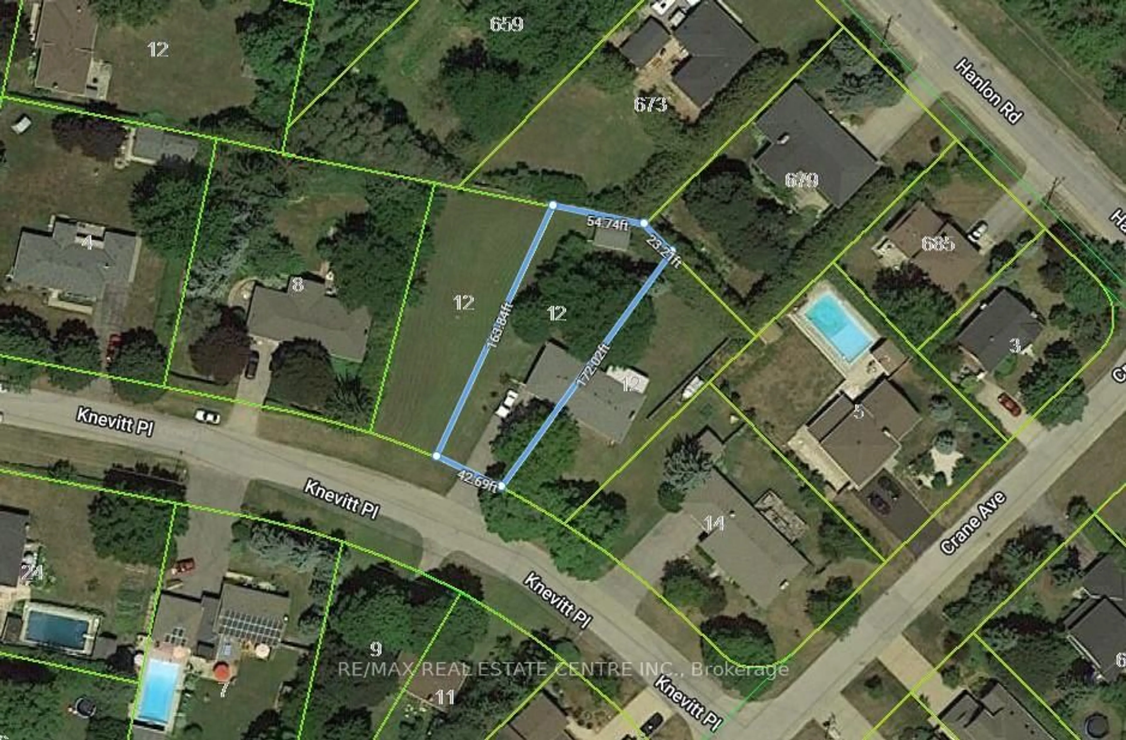 A pic from outside/outdoor area/front of a property/back of a property/a pic from drone, street for 10A KNEVITT Pl, Guelph Ontario N1G 2S7