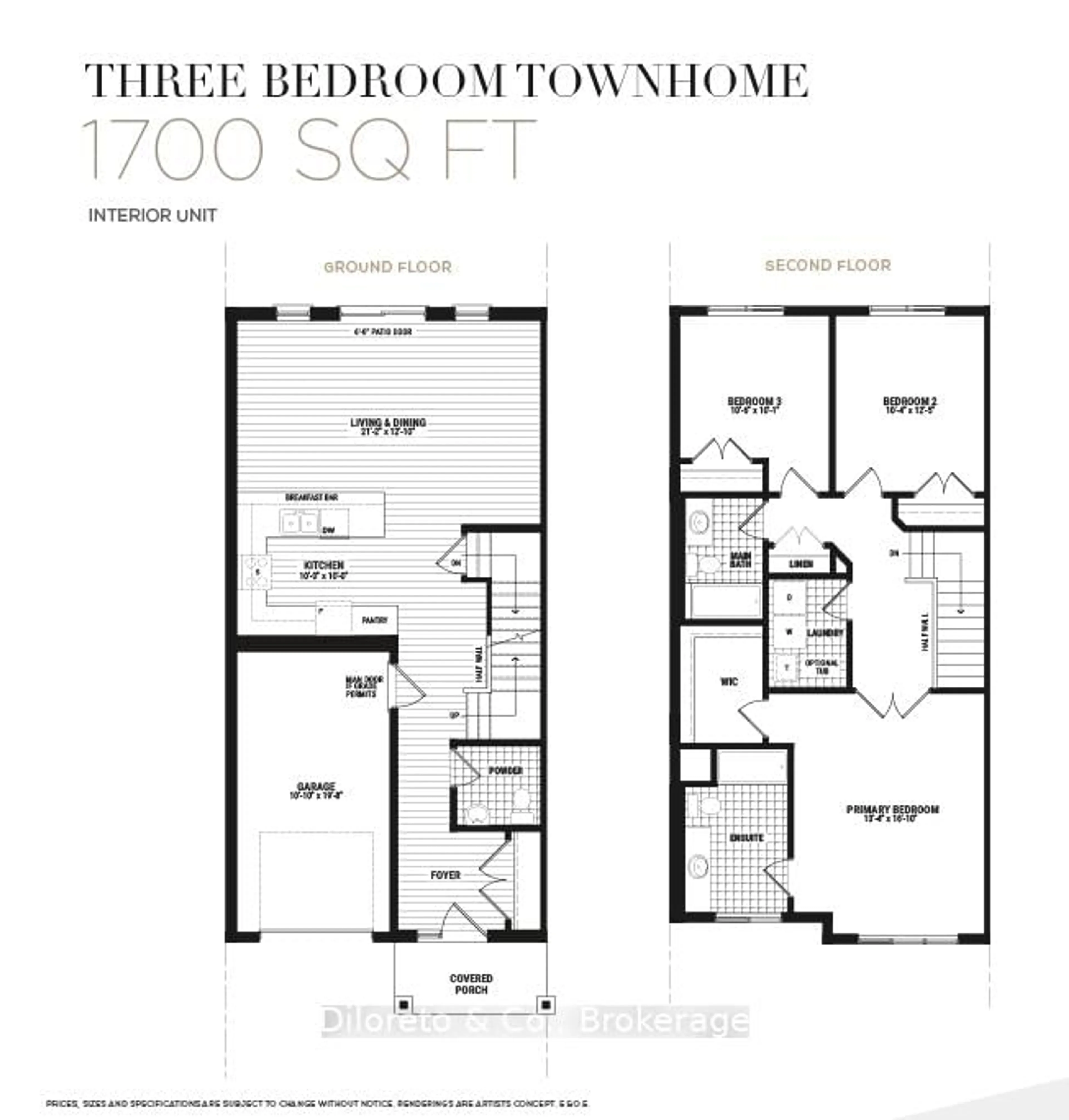 Floor plan for 23 Donald Fraser Lane, Guelph/Eramosa Ontario N0B 1K0