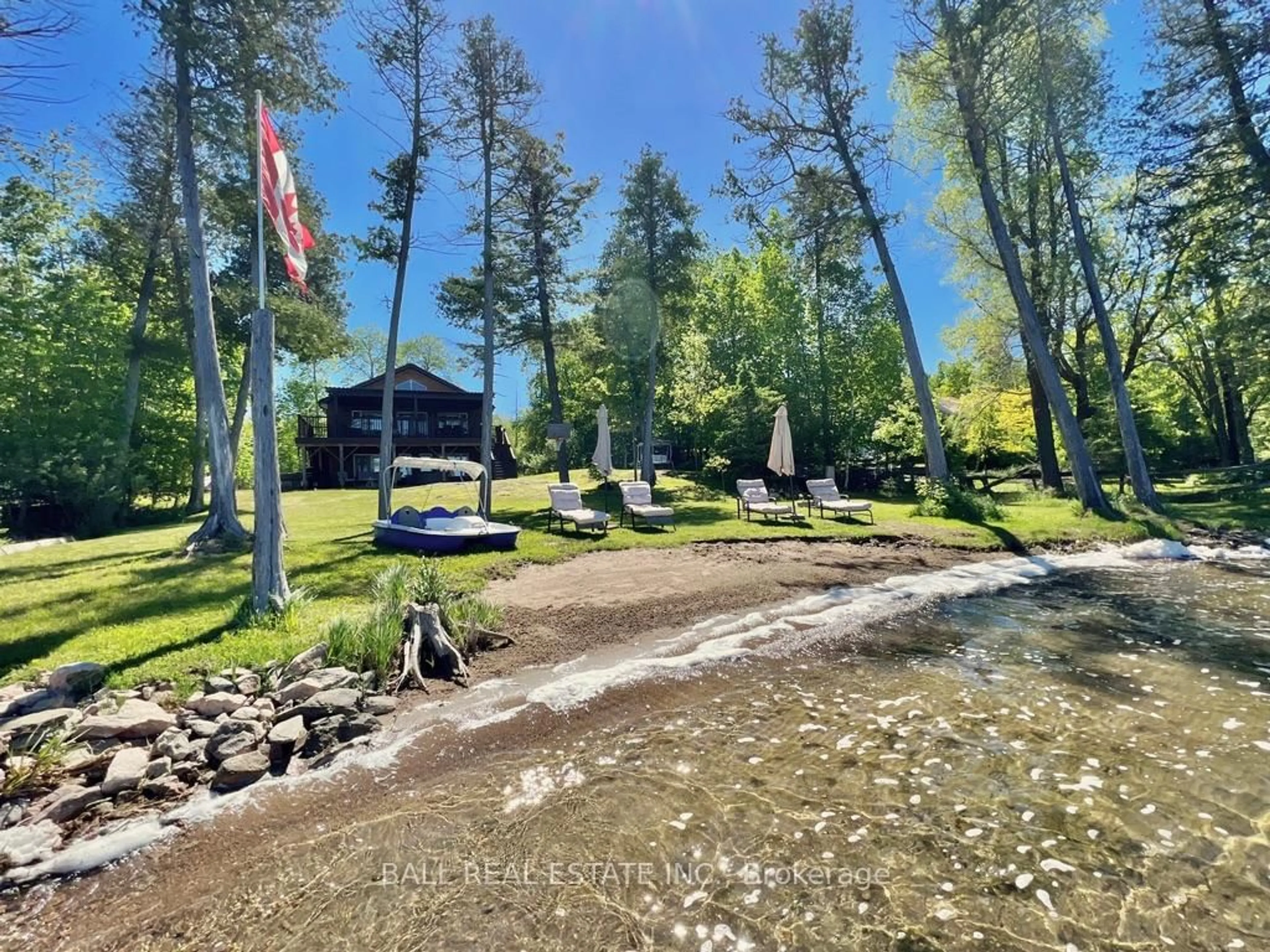 A pic from outside/outdoor area/front of a property/back of a property/a pic from drone, unknown for 154 JULIAN LAKE Rd, North Kawartha Ontario K0L 3E0
