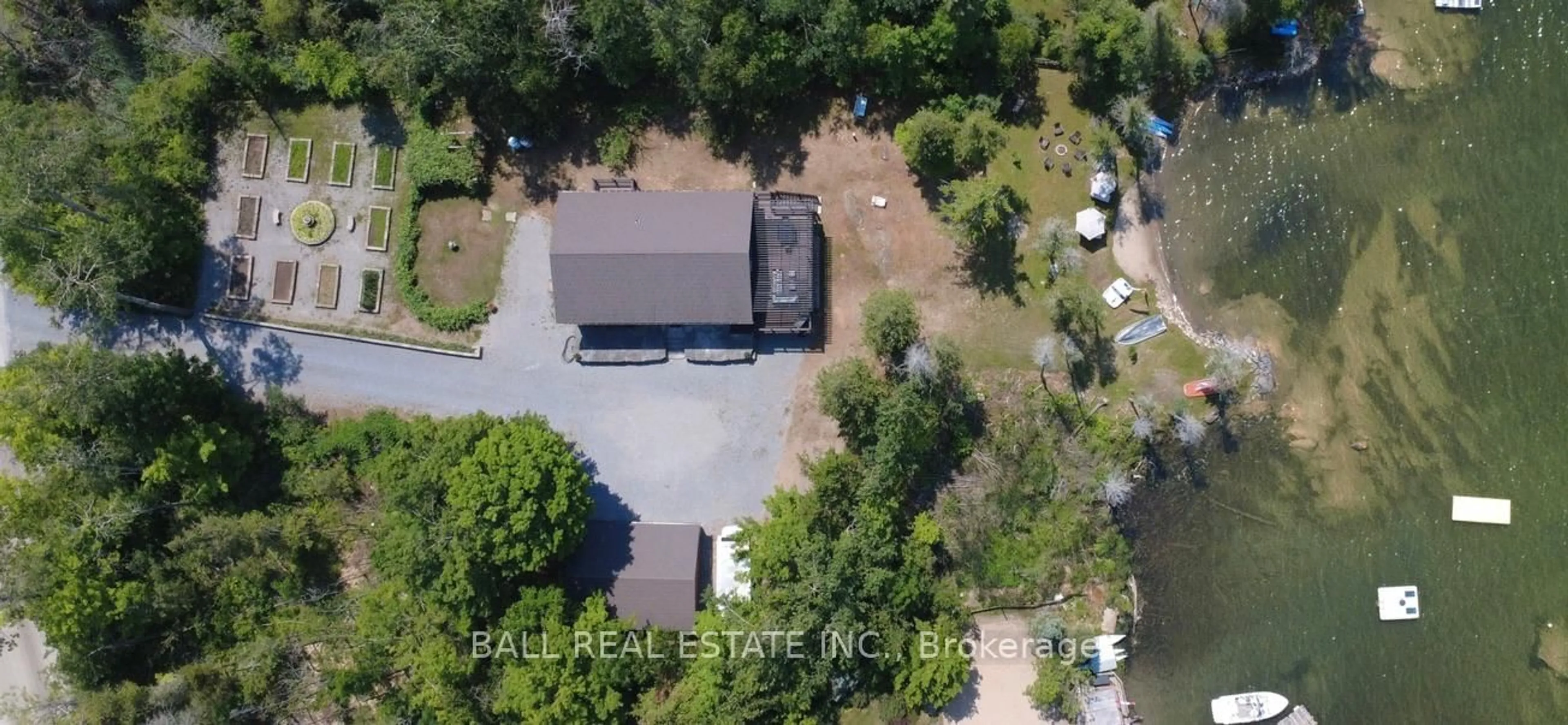 A pic from outside/outdoor area/front of a property/back of a property/a pic from drone, unknown for 154 JULIAN LAKE Rd, North Kawartha Ontario K0L 3E0