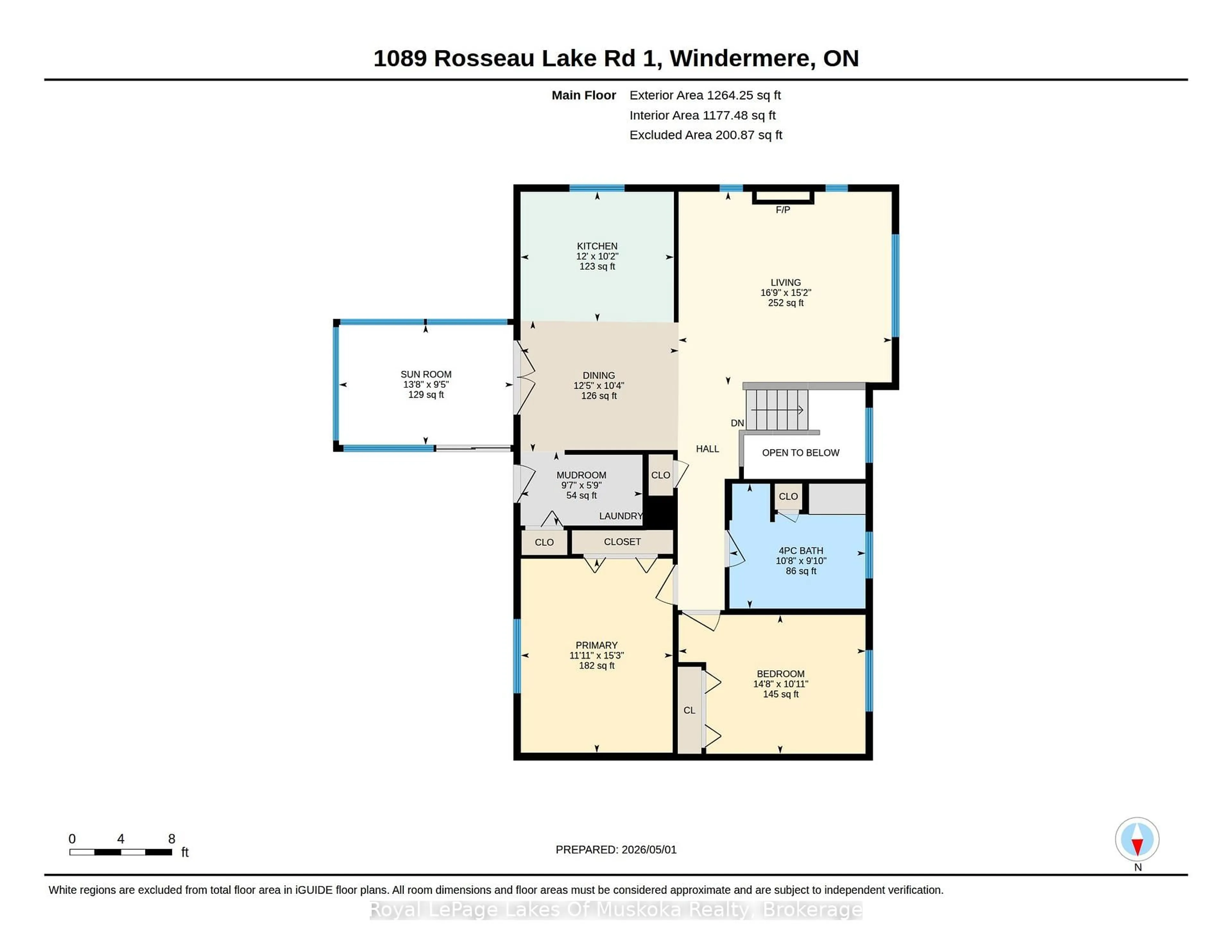Floor plan for 1089 Rosseau Lake 1 Rd, Muskoka Lakes Ontario P0B 1M0