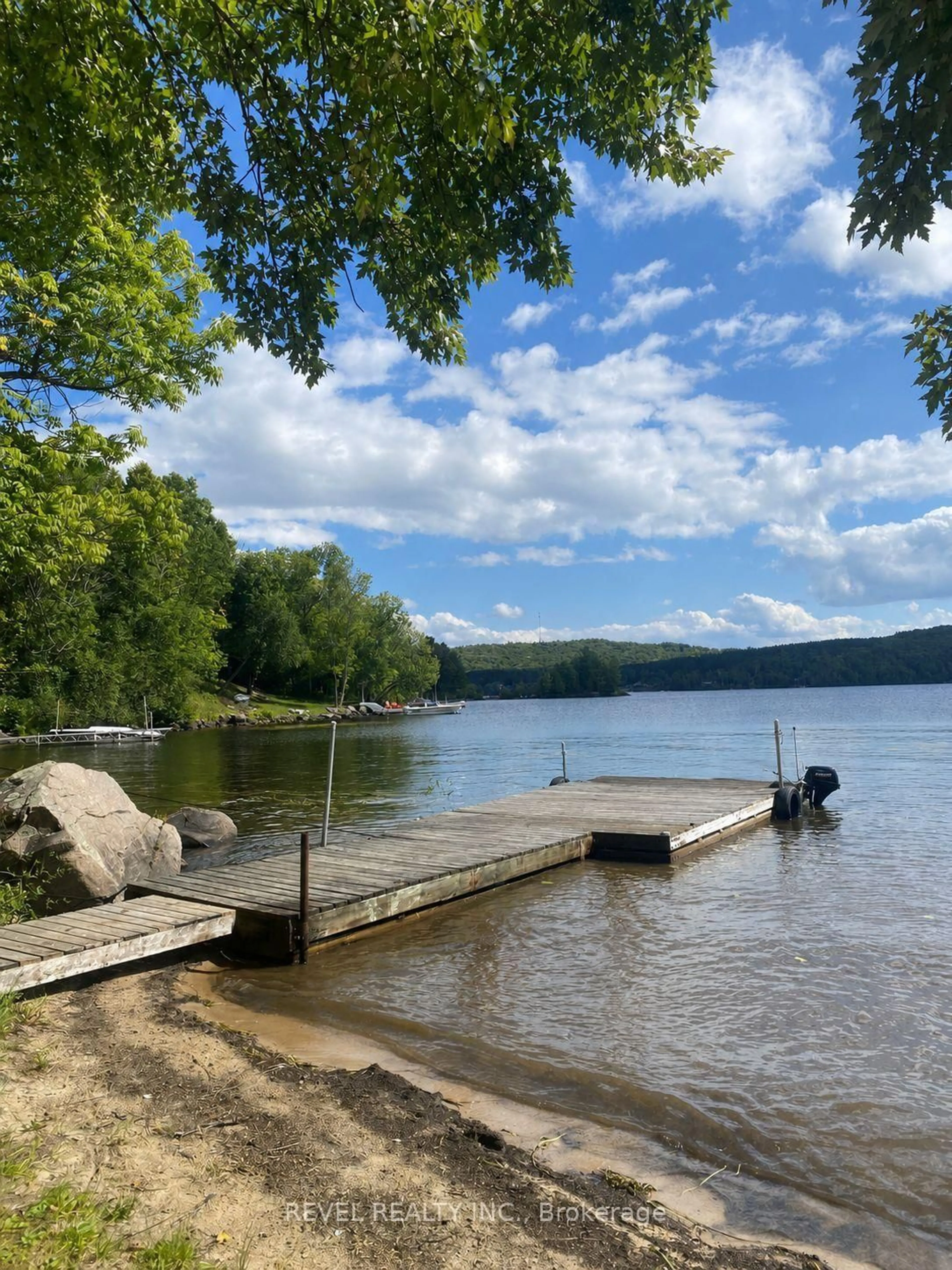 Patio, water/lake/river/ocean view for 80 Cove Rd, Armour Ontario P0A 1L0