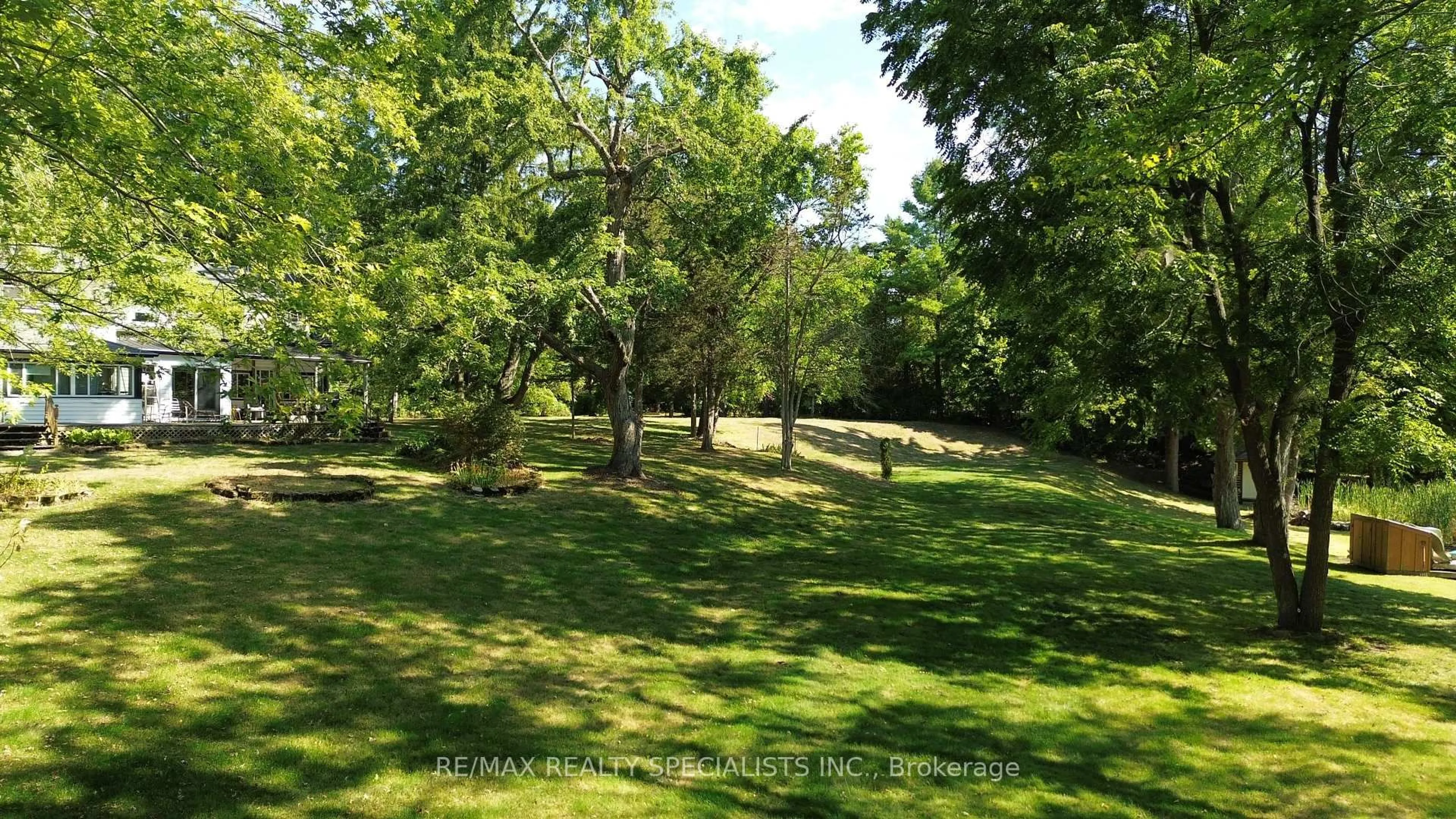 A pic from outside/outdoor area/front of a property/back of a property/a pic from drone, forest/trees view for 84 Cliff Way, Stirling Ontario K0K 3E0