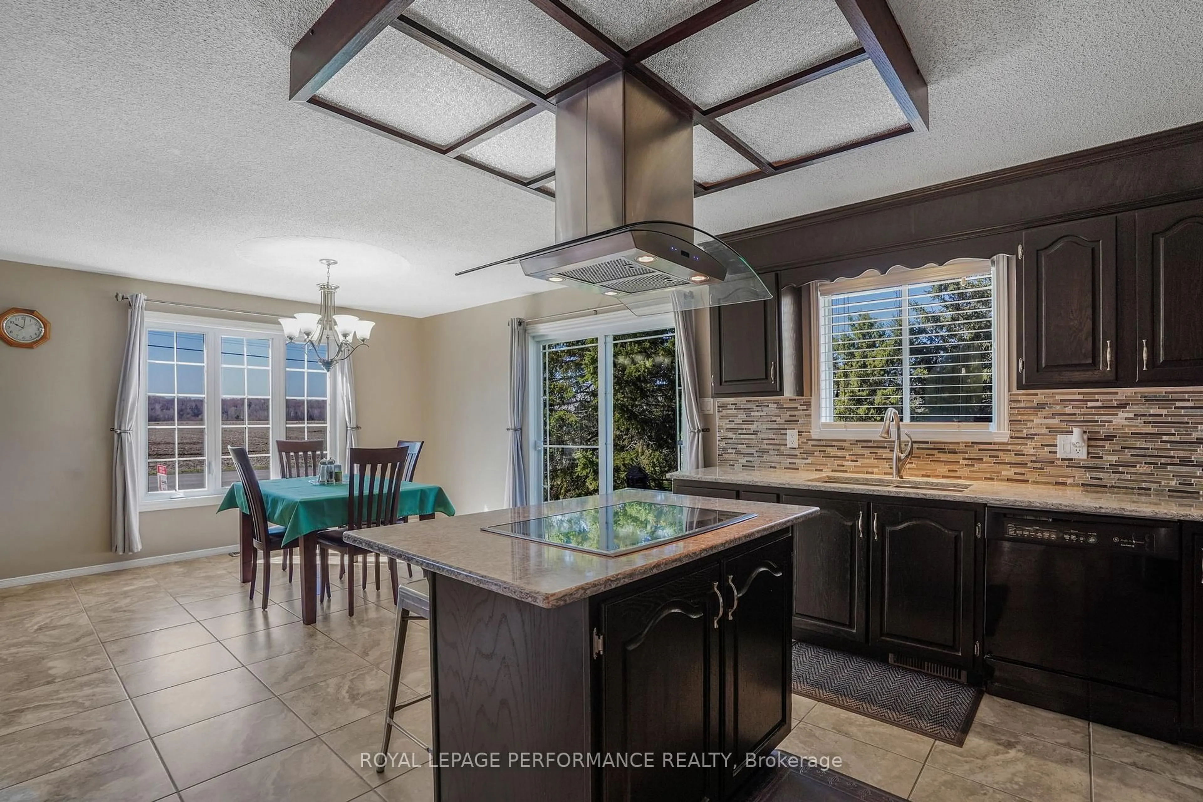 Contemporary kitchen, ceramic/tile floor for 1658 600 Rte, The Nation Ontario K0A 3C0