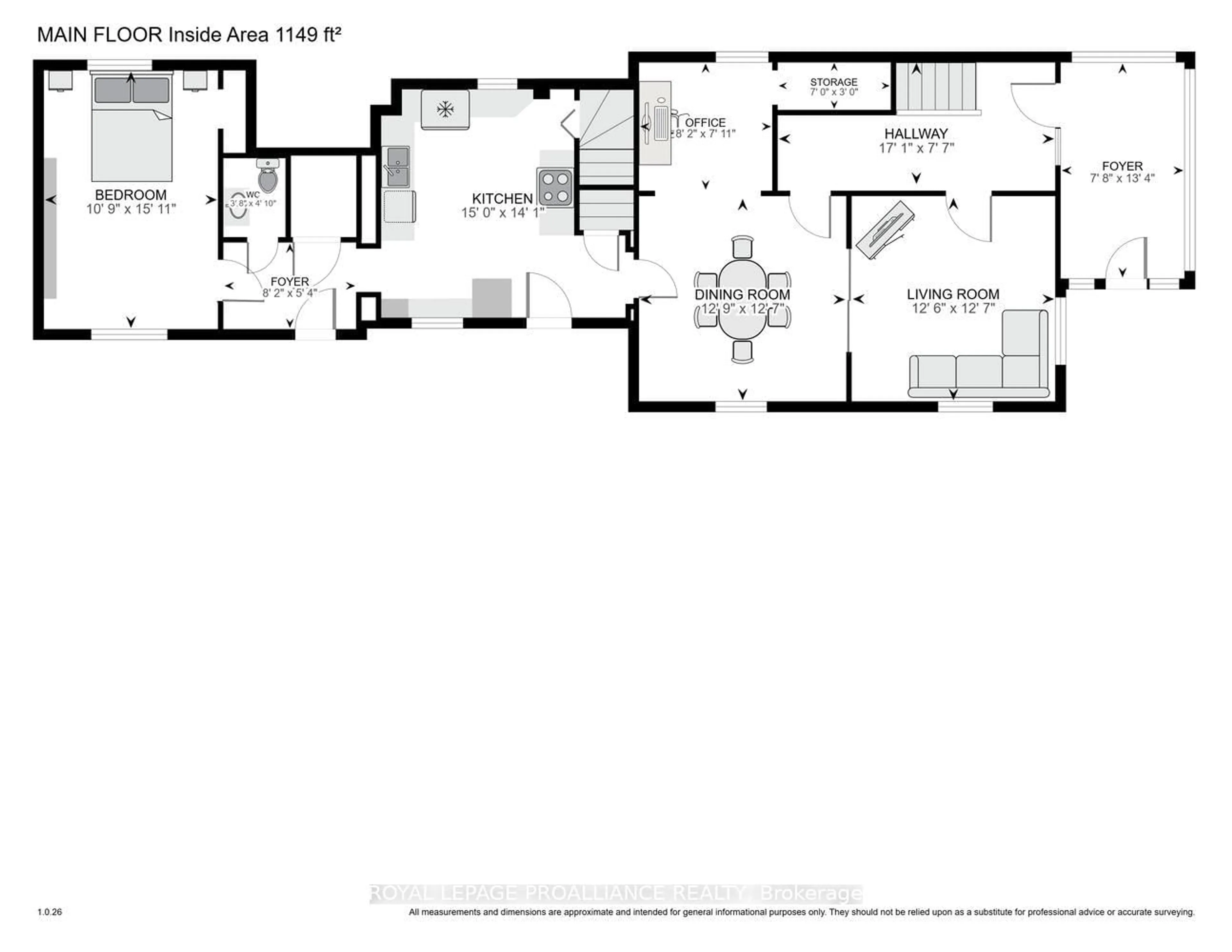 Floor plan for 3540 County Road 26 Rd, Augusta Ontario K0E 1T0
