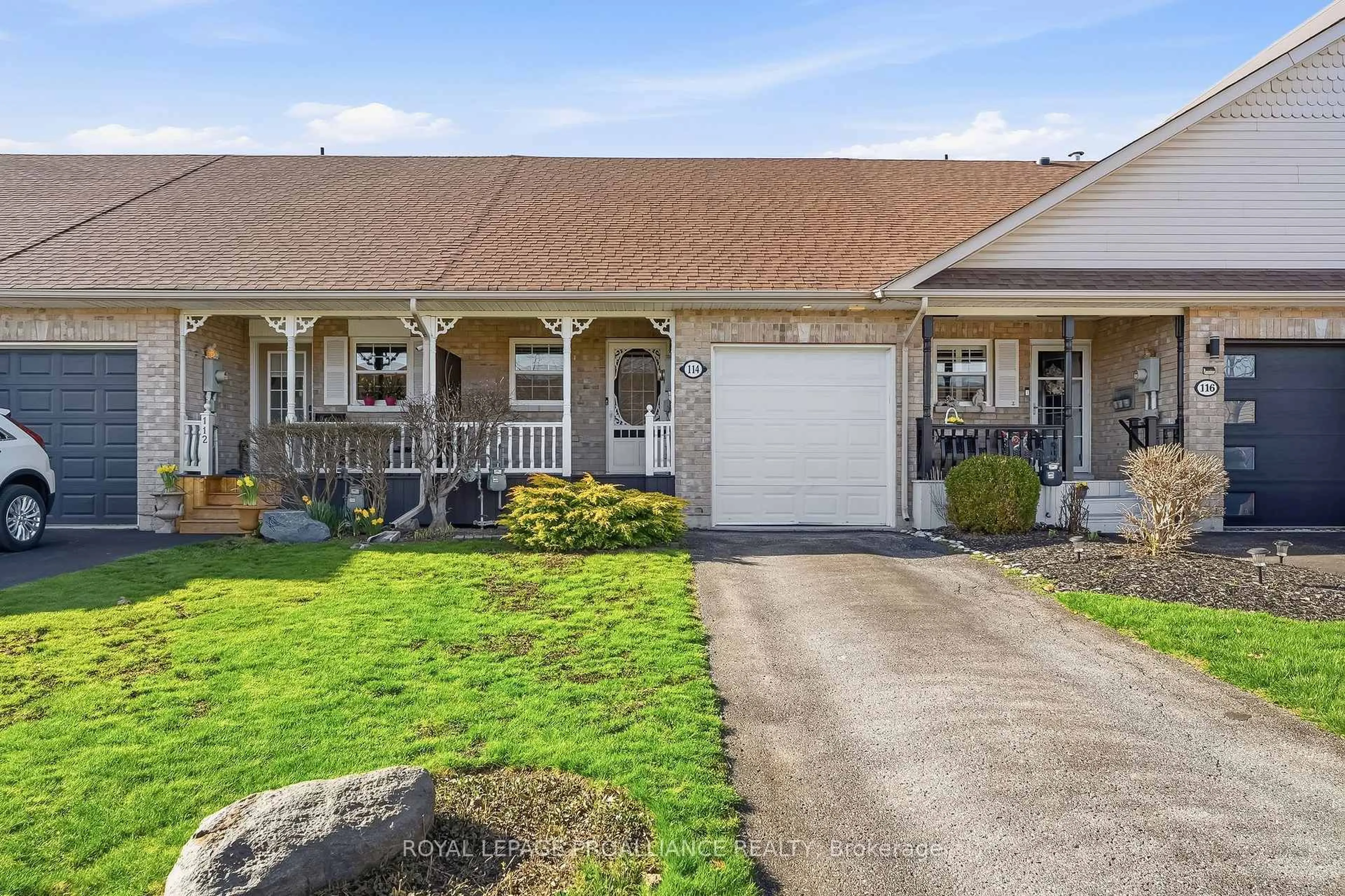 Home with vinyl exterior material, street for 114 Trefusis St, Port Hope Ontario L1A 4J3