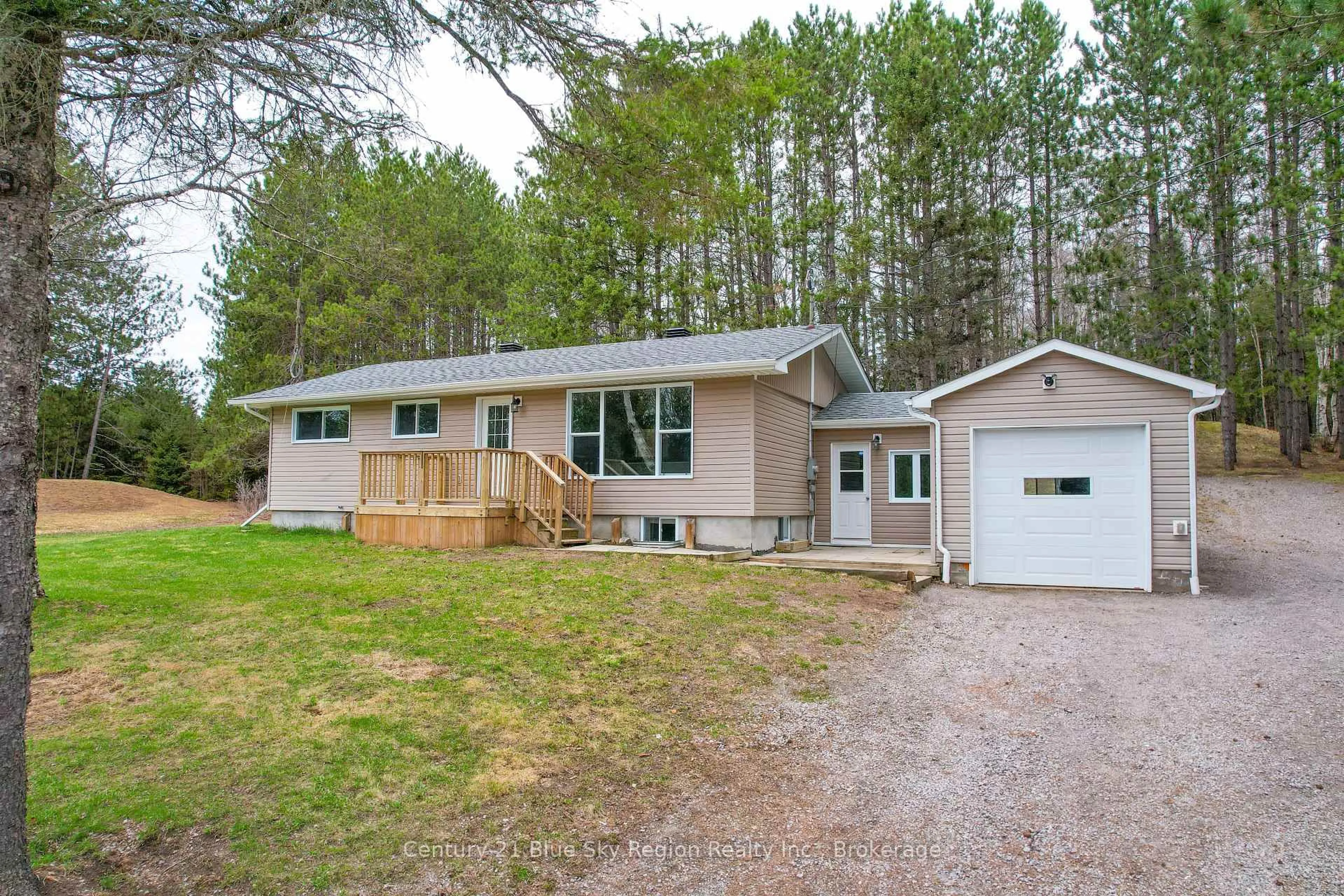 Home with vinyl exterior material, street for 9510 Highway 63, Unorganized Townships Ontario P0H 2A0