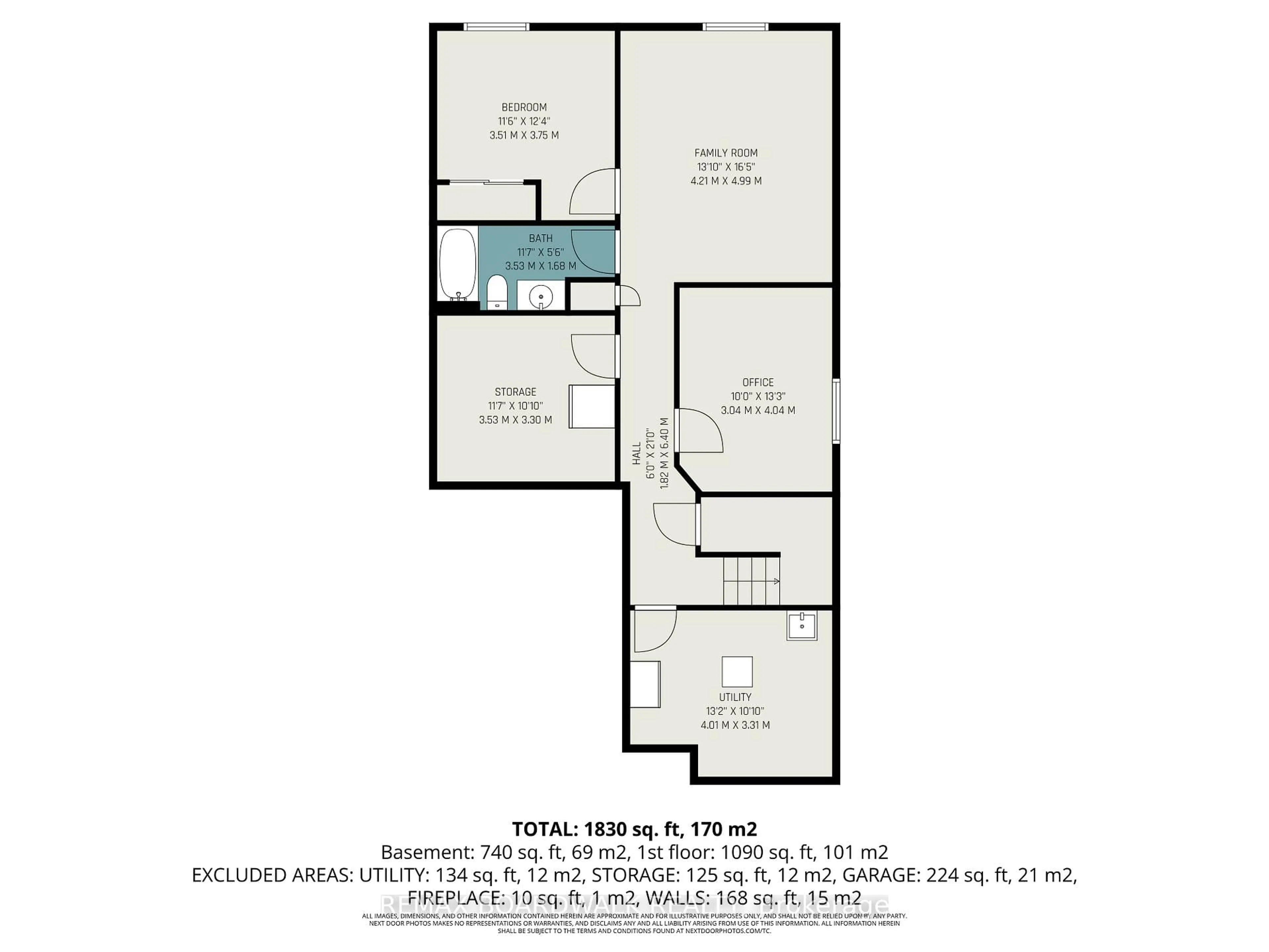 Floor plan for 164 Boxcar Cres, Russell Ontario K4R 0C4