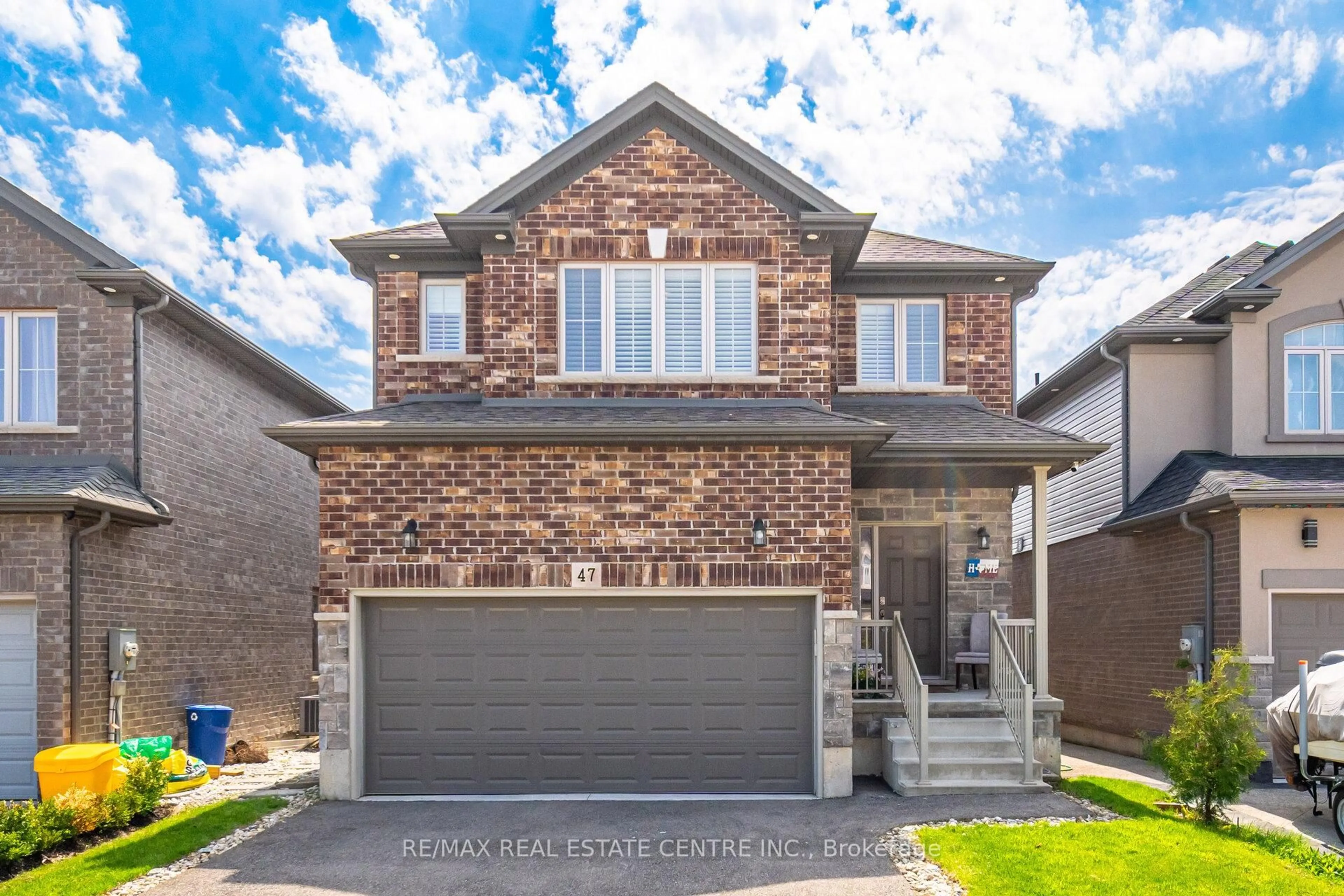Home with brick exterior material, street for 47 Festival Way, Hamilton Ontario L0R 1C0
