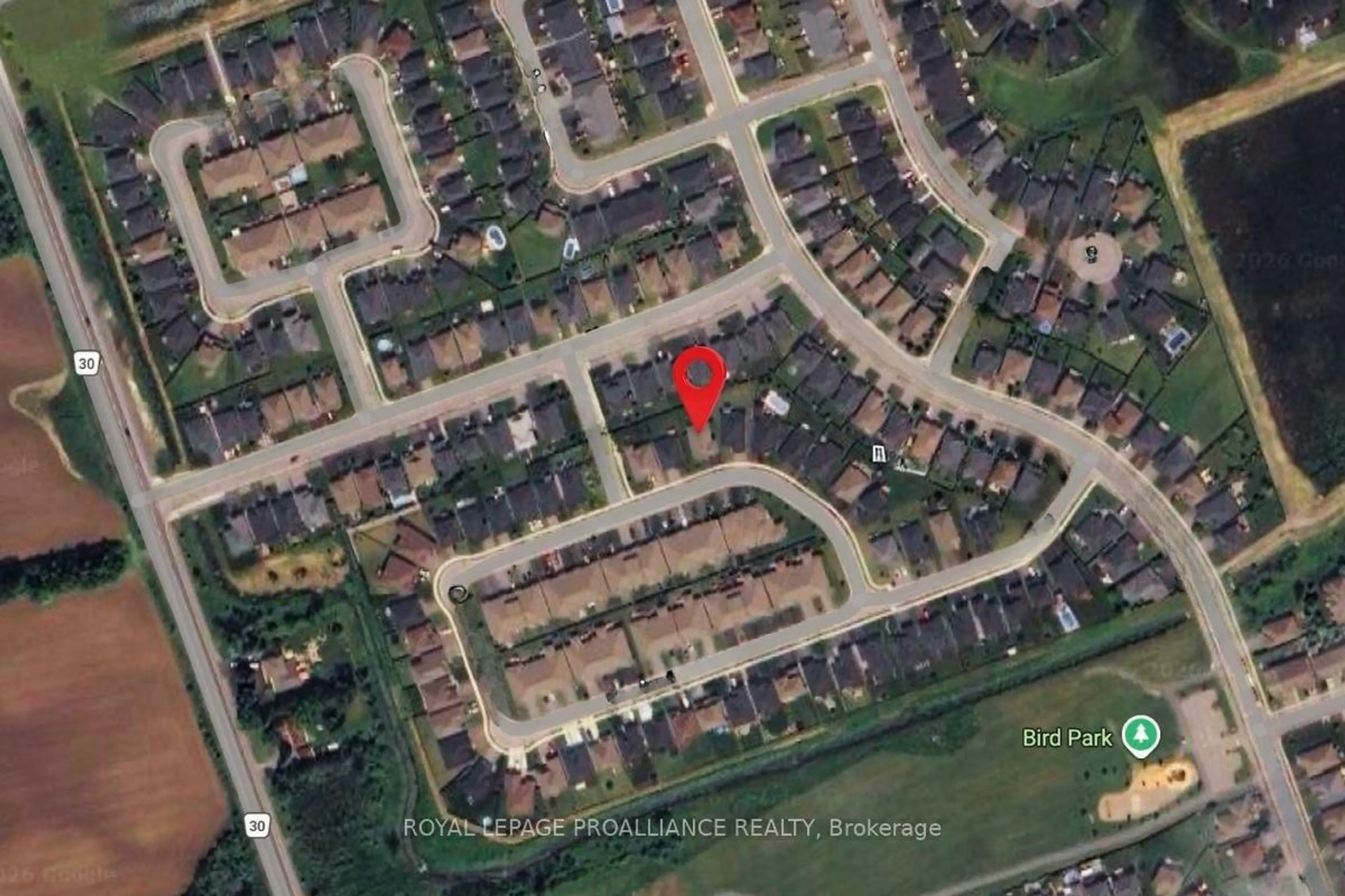 Picture of a map for 83 Covington Cres, Belleville Ontario K8N 0K9
