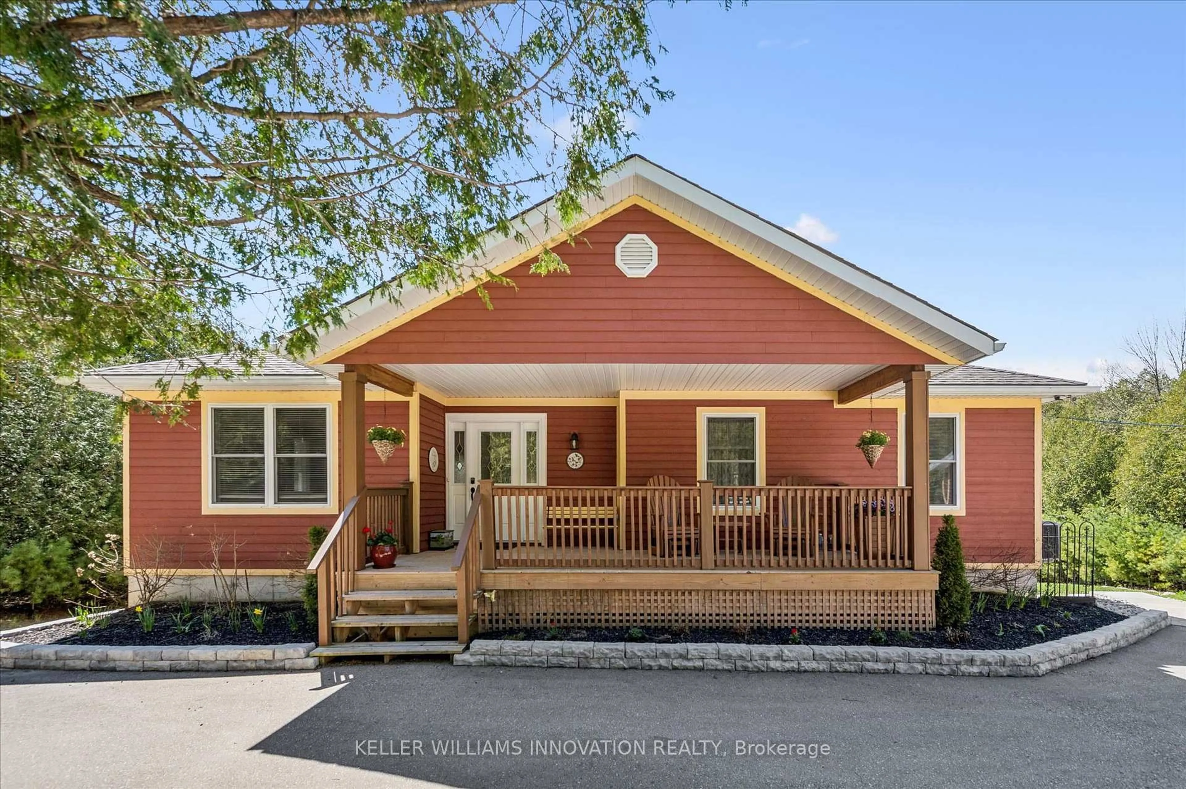 Home with vinyl exterior material, street for 495190 Traverston Rd, West Grey Ontario N0C 1H0