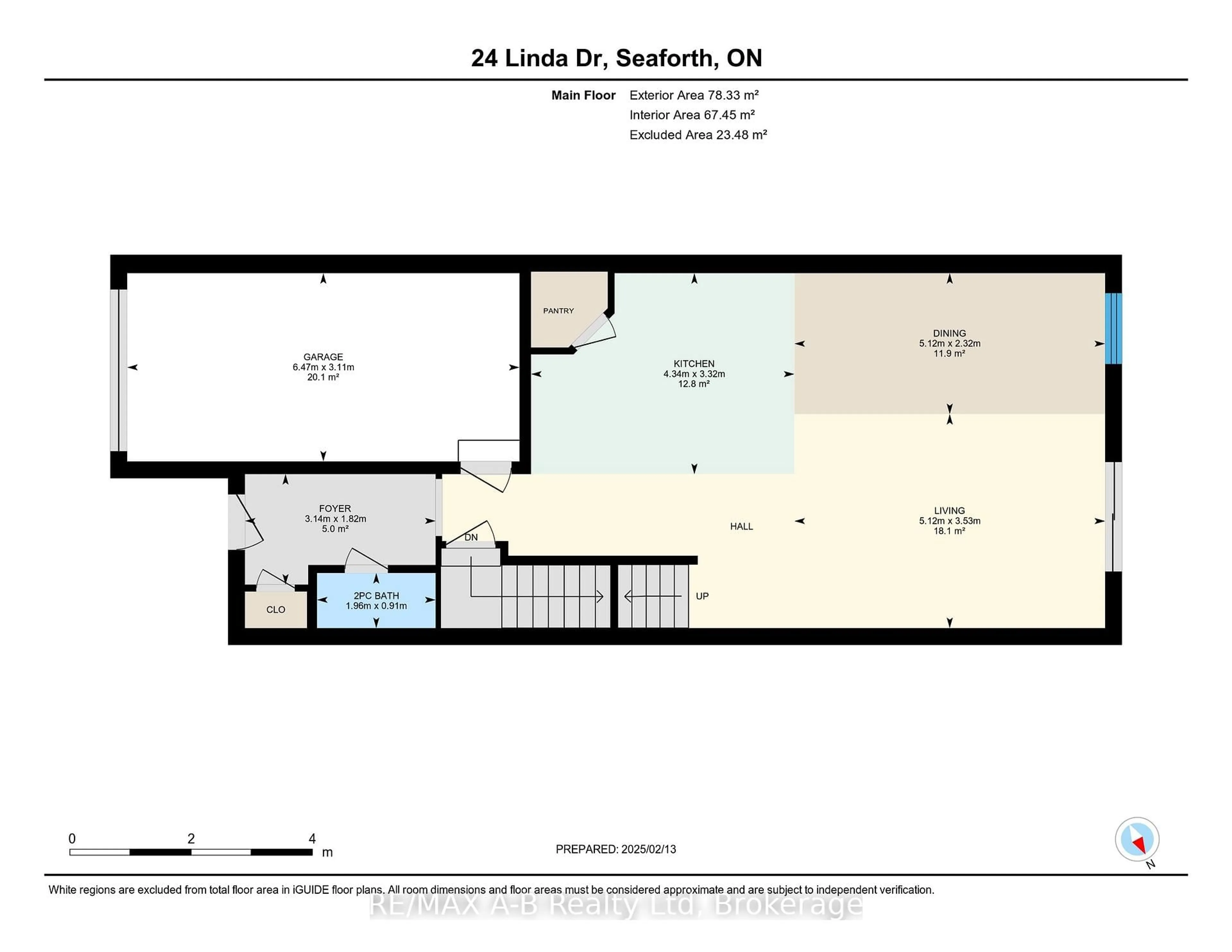 Floor plan for 30 Linda Dr, Huron East Ontario N0K 1W0