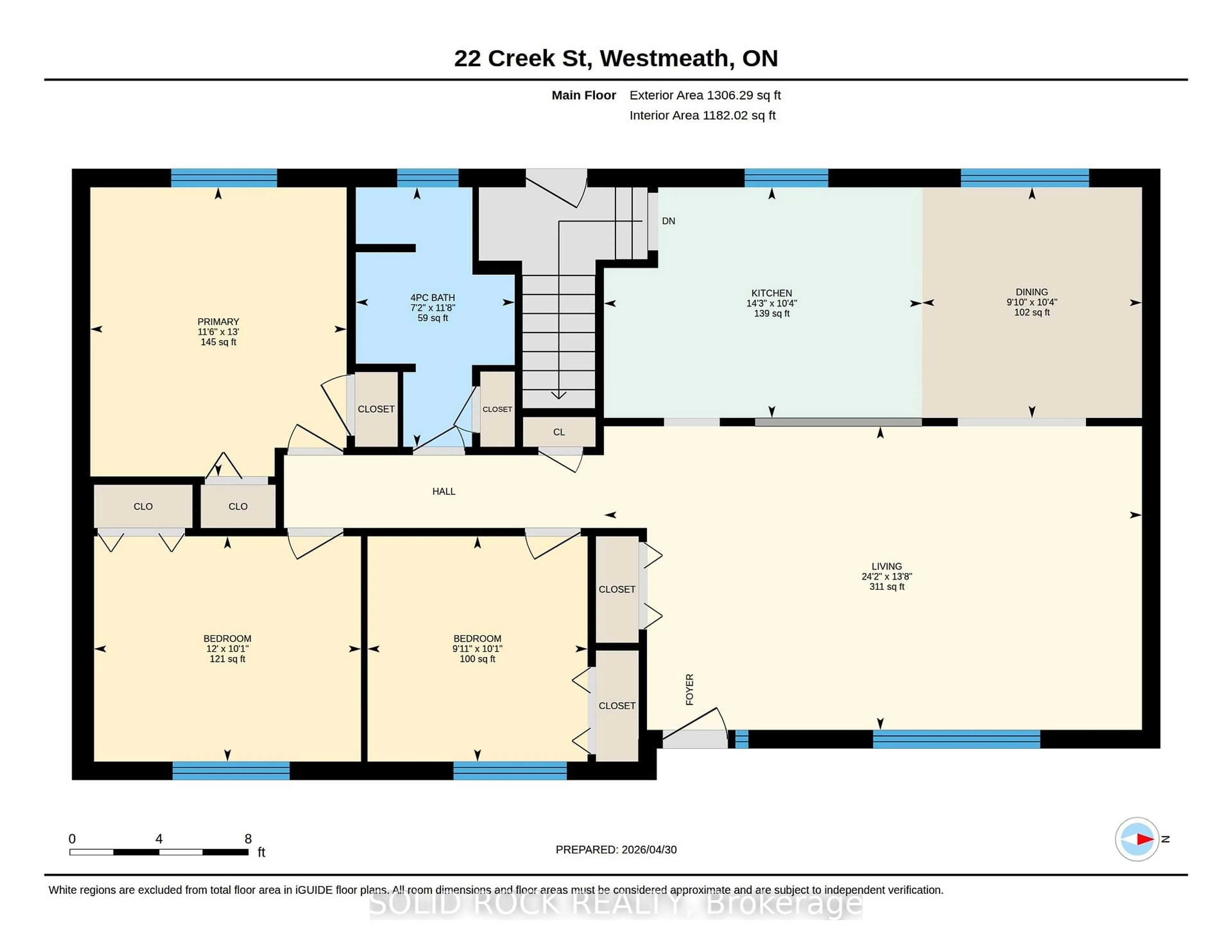 Floor plan for 22 Creek St, Westmeath Ontario K0J 2L0
