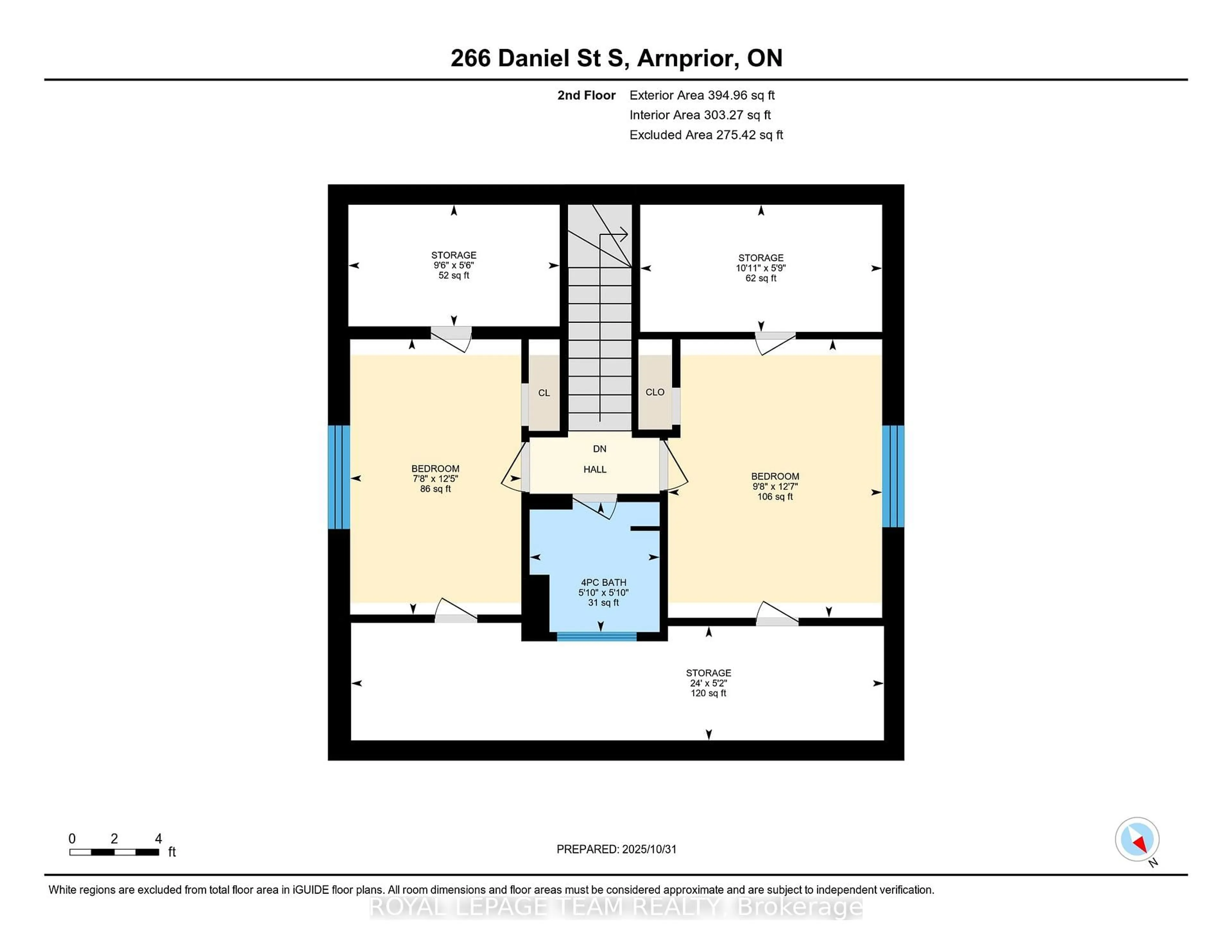 Floor plan for 266 Daniel St, Arnprior Ontario K7S 2M2