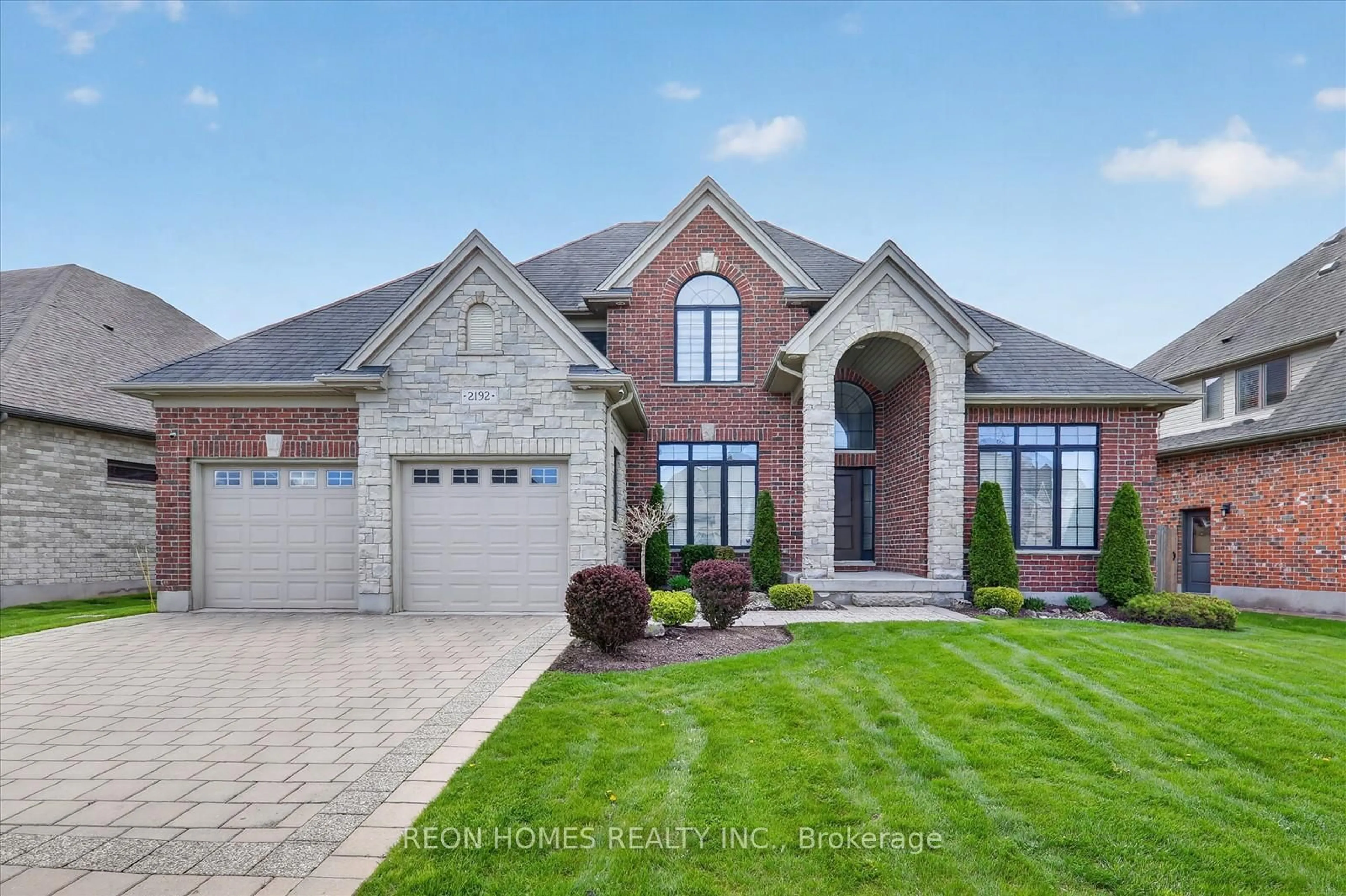 Home with brick exterior material, street for 2192 CALLINGHAM Dr, London North Ontario N6G 5B8