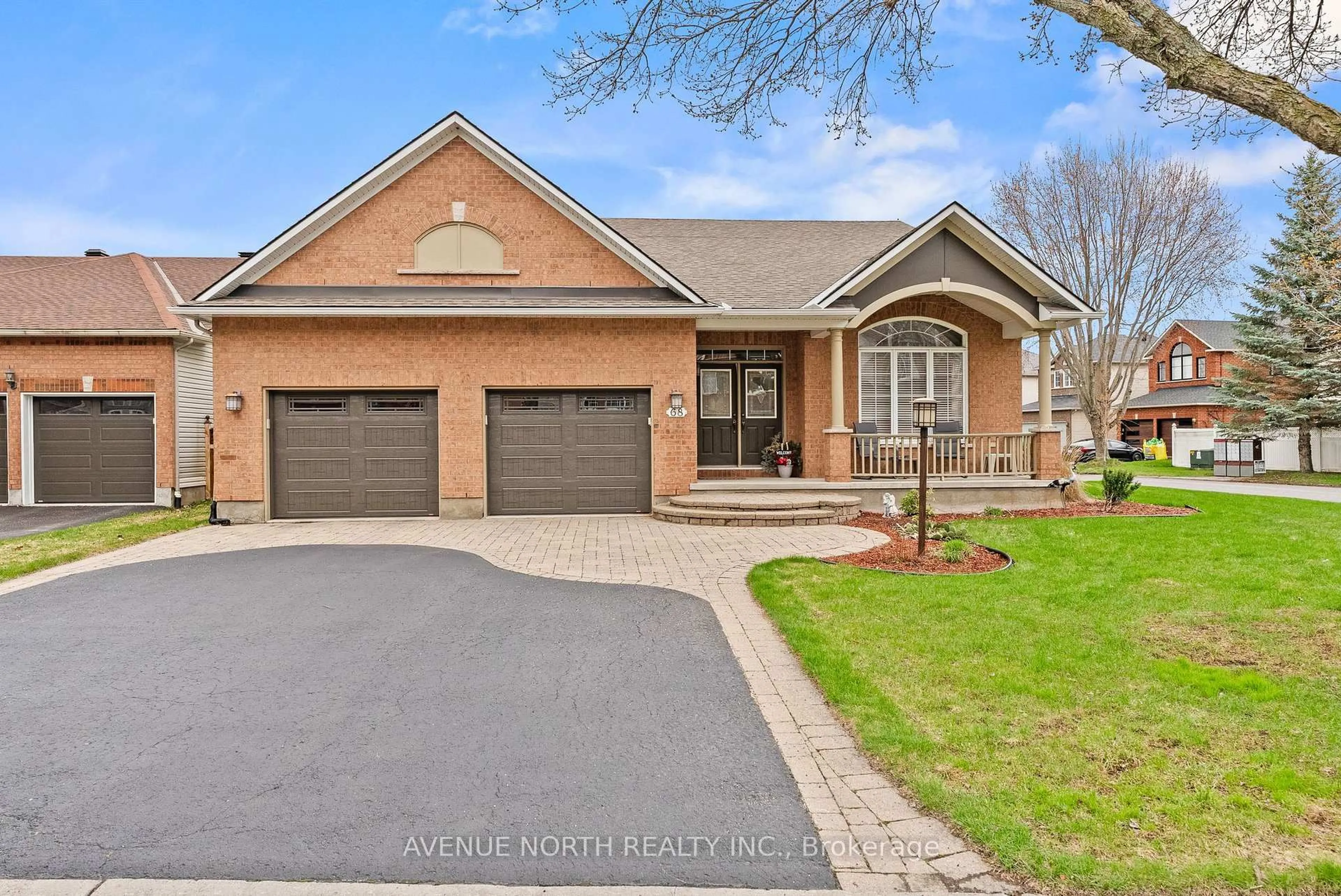 Home with brick exterior material, street for 68 Maple Stand Way, Ottawa Ontario K2G 6R4