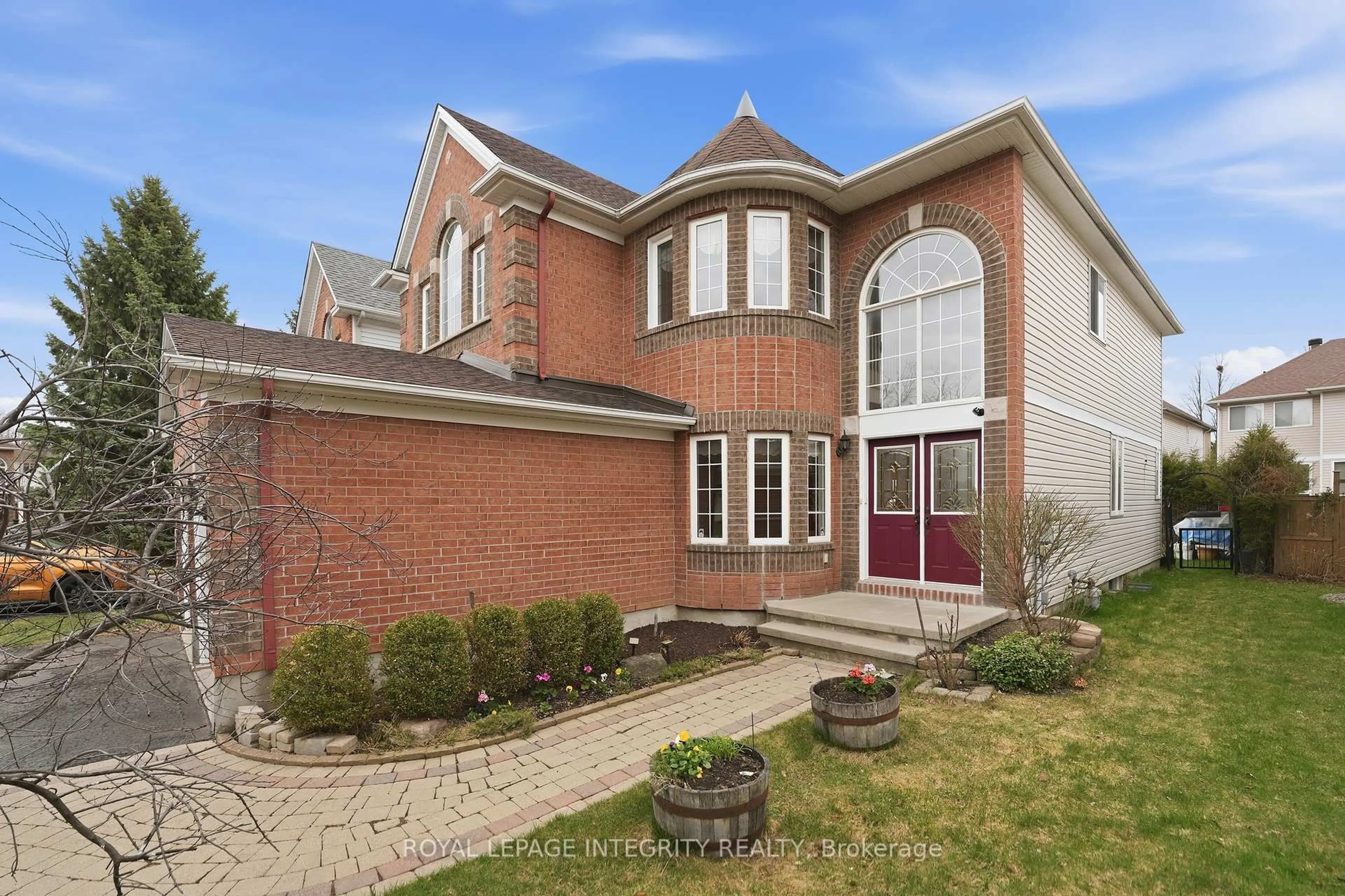 Home with brick exterior material, street for 46 Catterick Cres, Kanata Ontario K2K 3M6