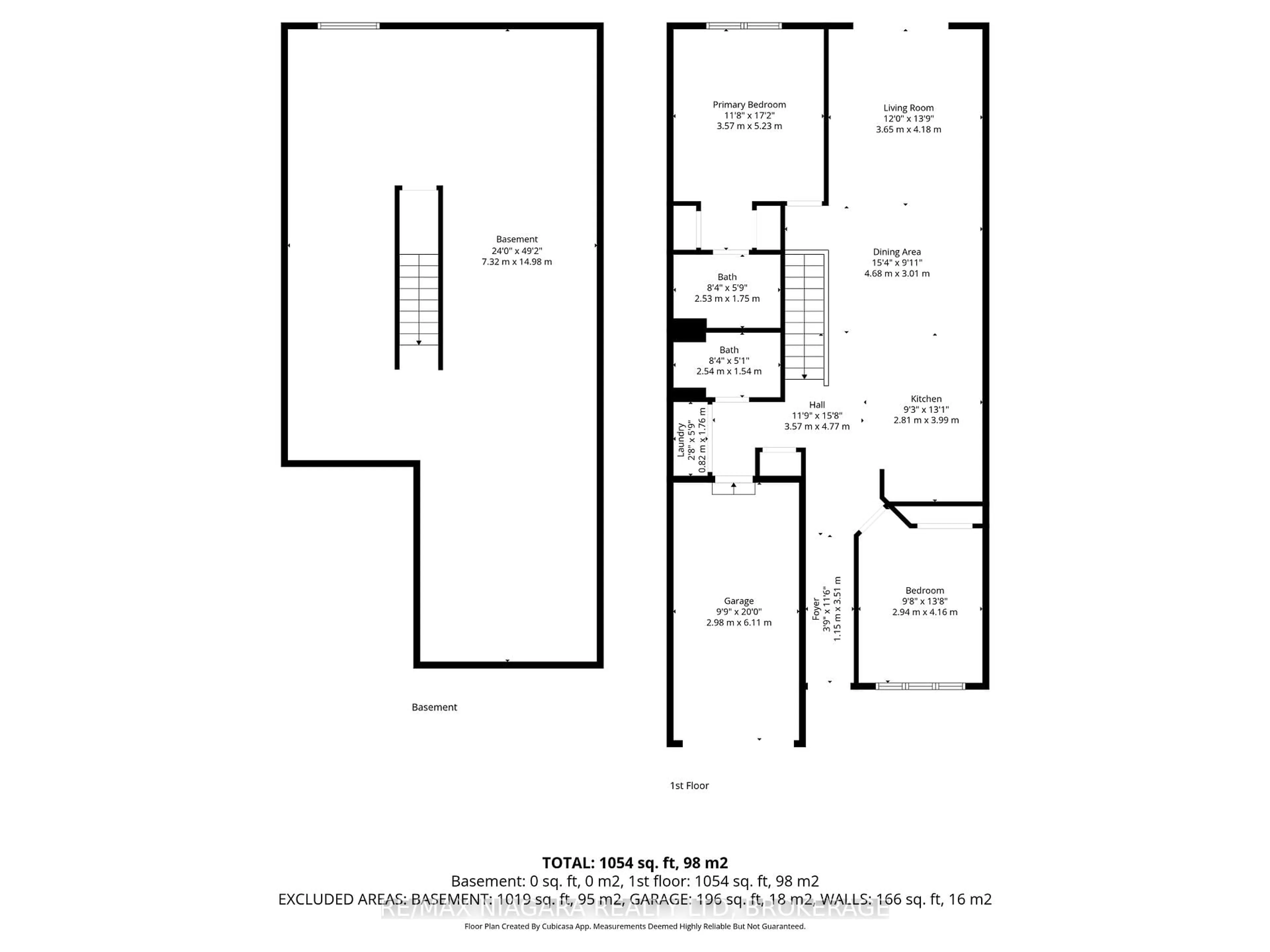 Floor plan for 127 ACACIA Rd, Pelham Ontario L0S 1E6