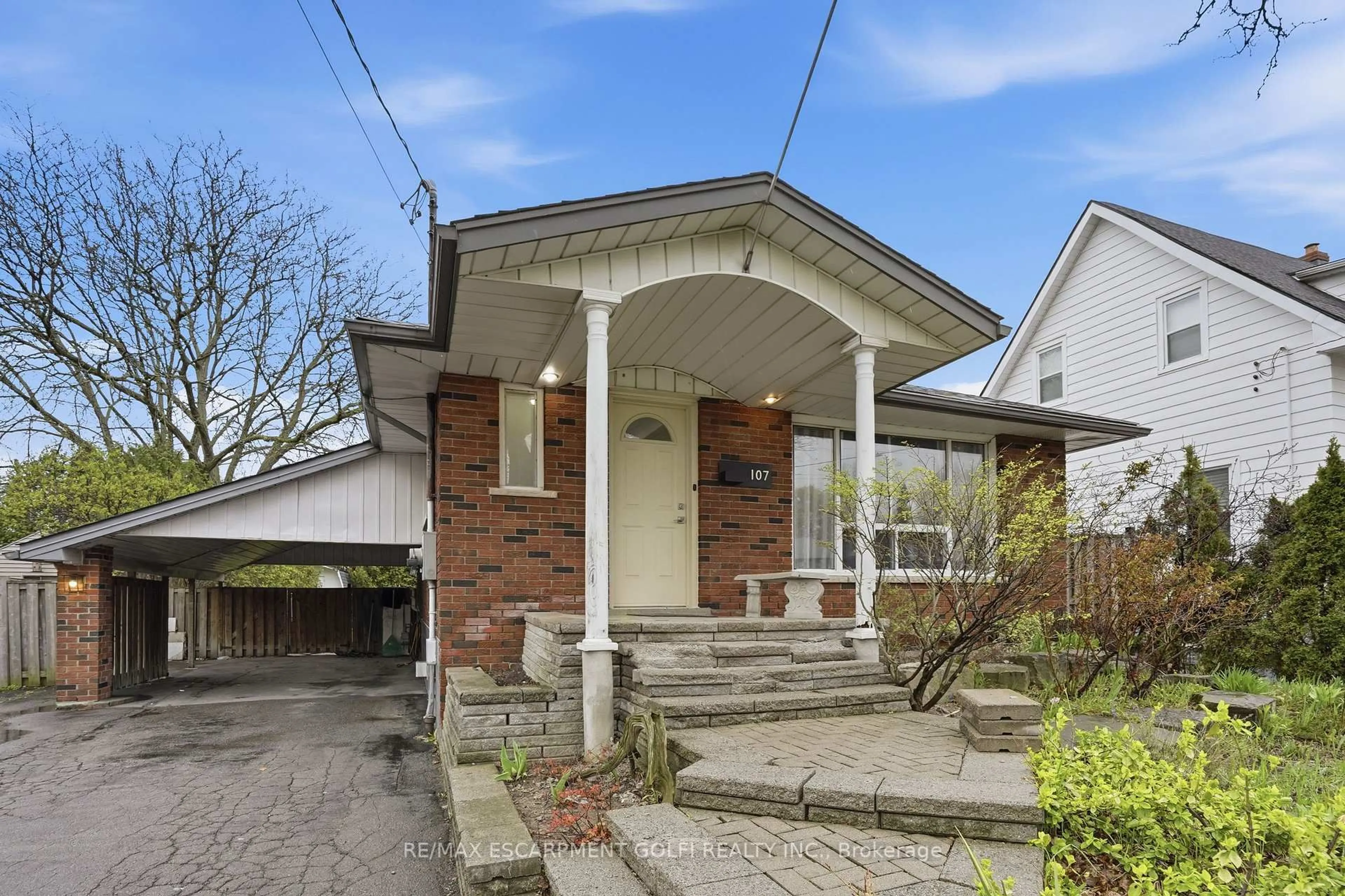 Home with brick exterior material, street for 107 DESCHENE Ave, Hamilton Ontario L9A 3J9
